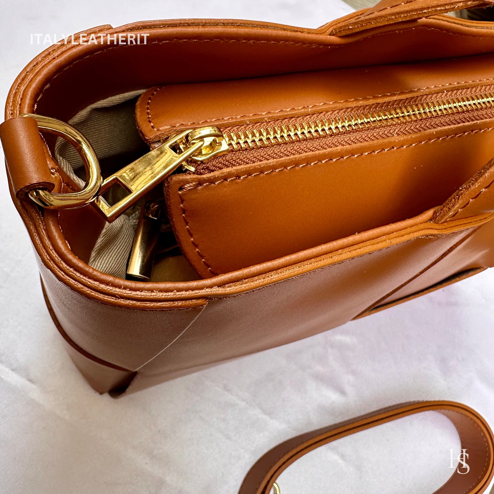 Italian Handmade Leather Bags for Women | Elegant Tote & Purse from Florence, Ladies bag, brown leather tote, large bag