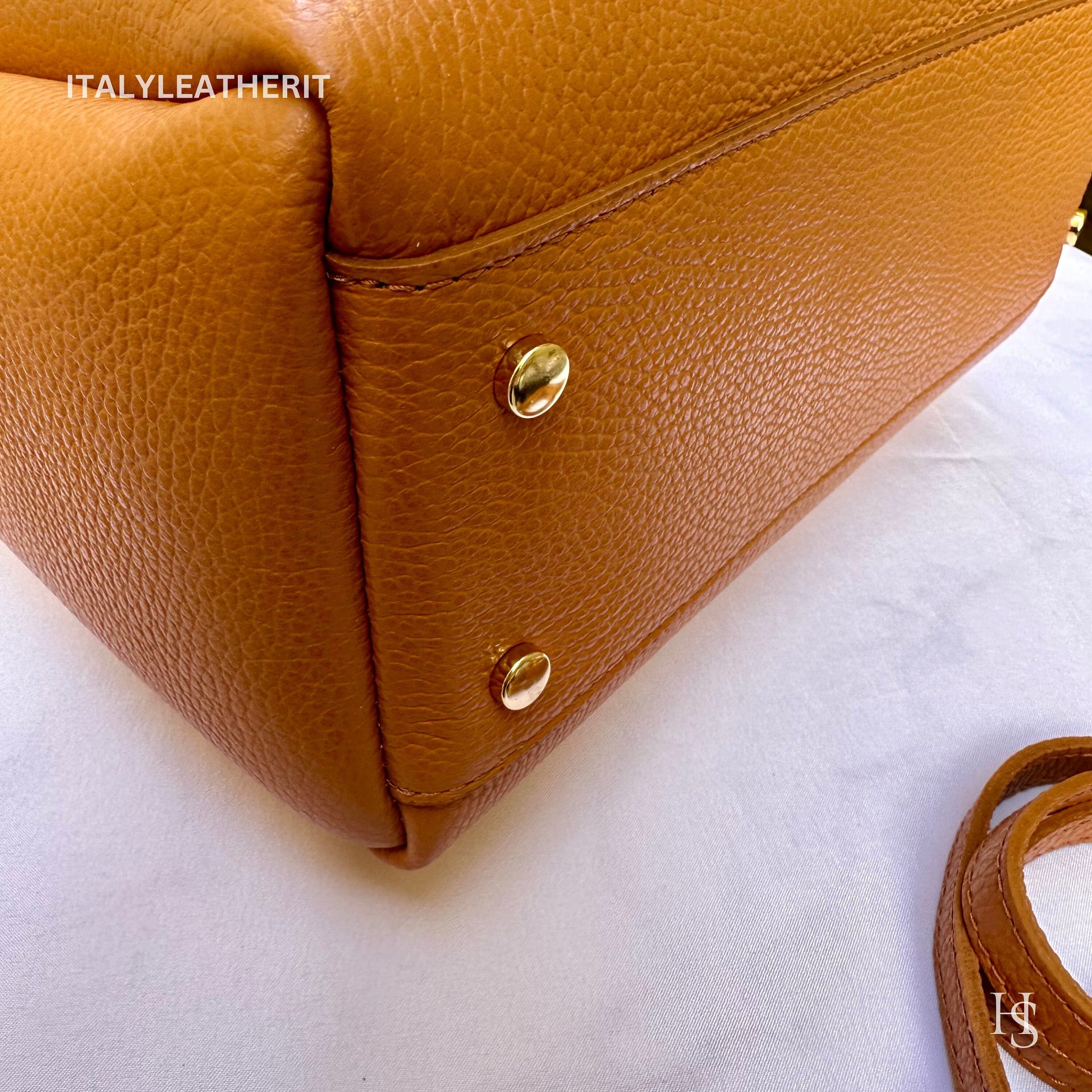 Italian Handmade Leather Bags For Women | Elegant Brown Leather Tote From Florence, Italy | Premium Craftsmanship