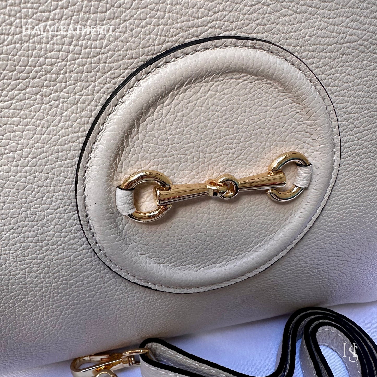 Italian Handmade Leather Bags For Women | Elegant Beige Tote From Florence | Made in Italy