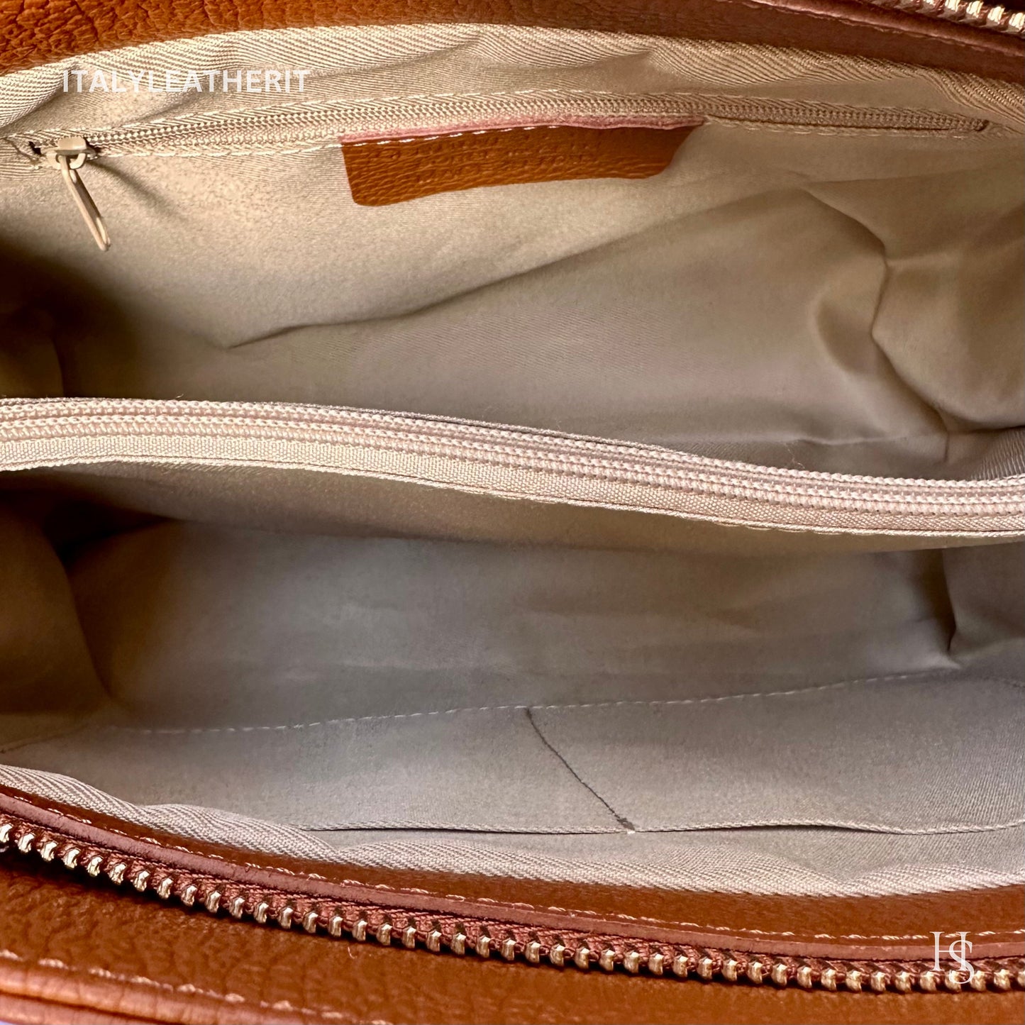 Italian Handmade Leather Bags For Women l l Elegant Leather Tote From Florence, Made in Italy, Brown Tote