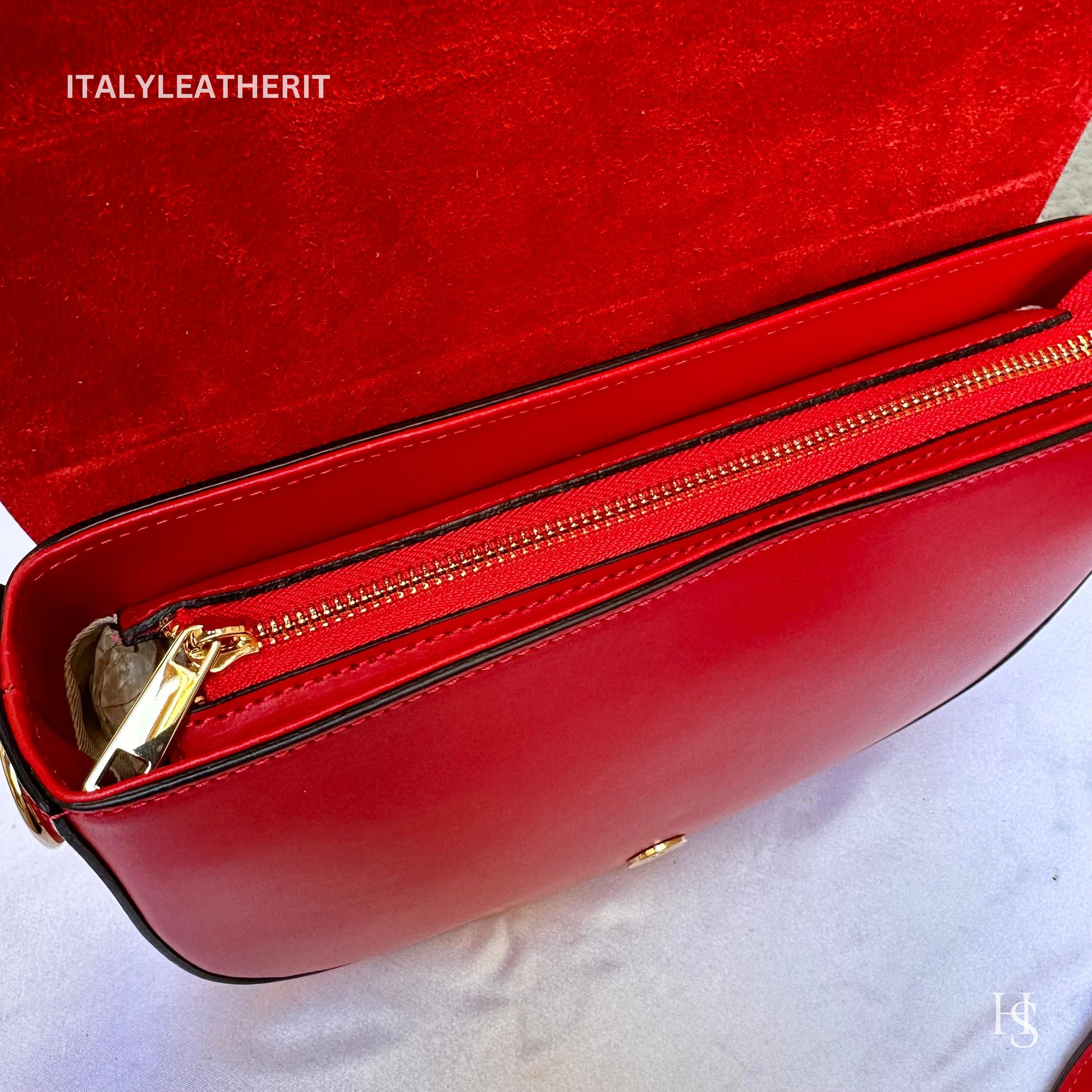 Italian Handmade Leather Bags for Women | Elegant Leather Tote & Red Crossbody Bag from Florence, Made in Italy