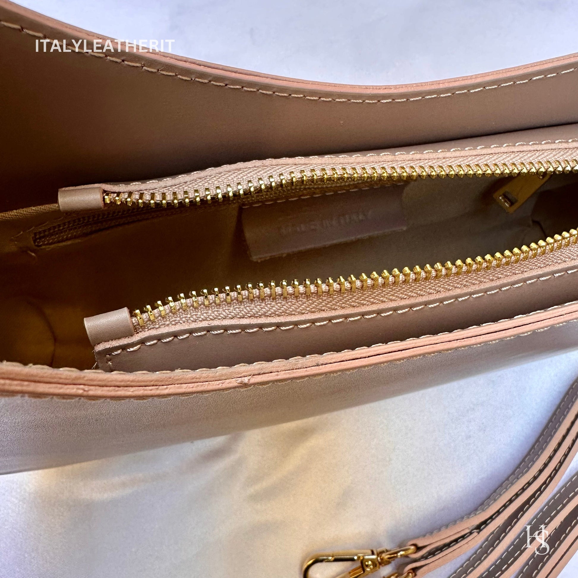 Italian Handmade Leather Bags For Women | Elegant Leather Tote From Florence | Made in Italy, Premium Shoulder Bag