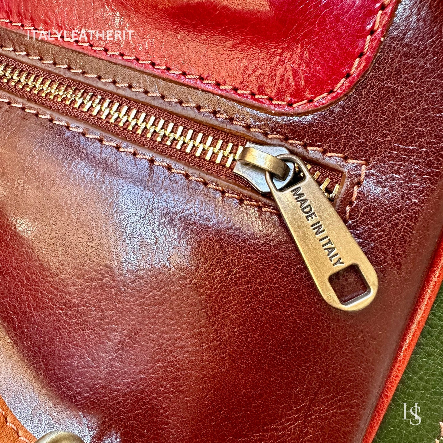 Italian Unisex Handmade Tuscan Leather Backpack From Florence Made In Italy, Stylish, Authentic, and Durable