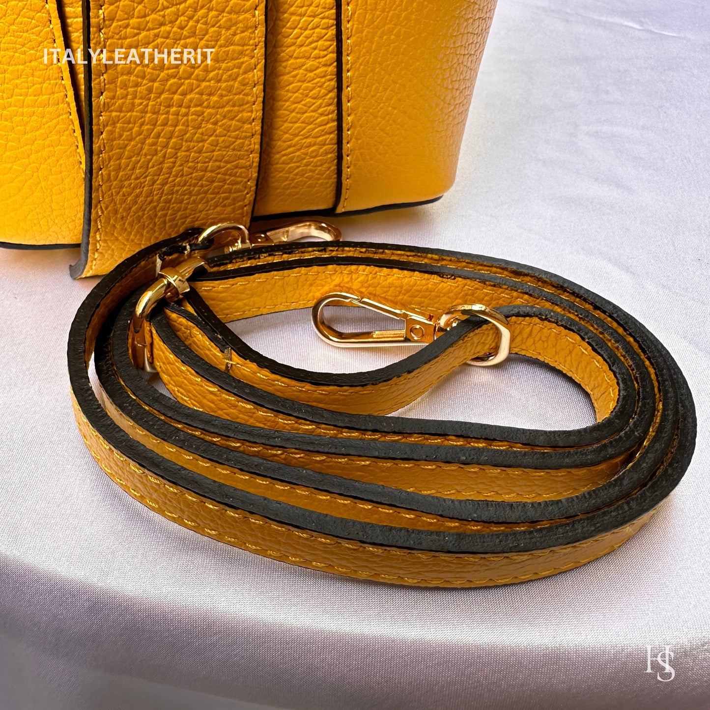 Italian Handmade Leather Bags For Women l l Elegant Leather Tote From Florence, Bucket bag, Made in Italy