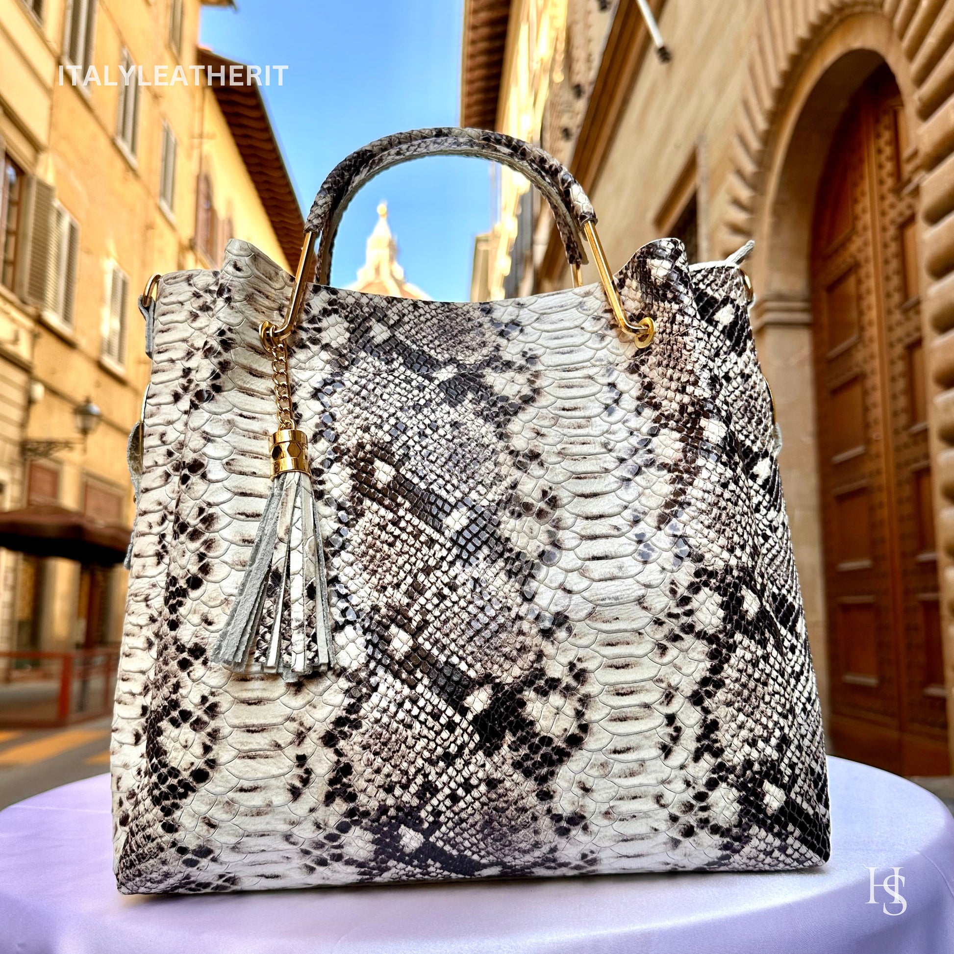 Italian Handmade Leather Bags For Women l l Elegant Leather Tote From Florence, Made in Italy