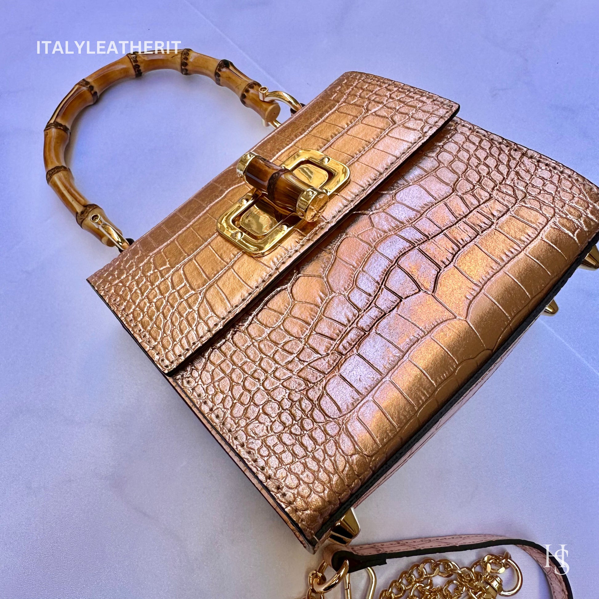 Italian Handmade Leather Bags for Women | Elegant Leather Tote from Florence - Medium-Sized, Light pink purse