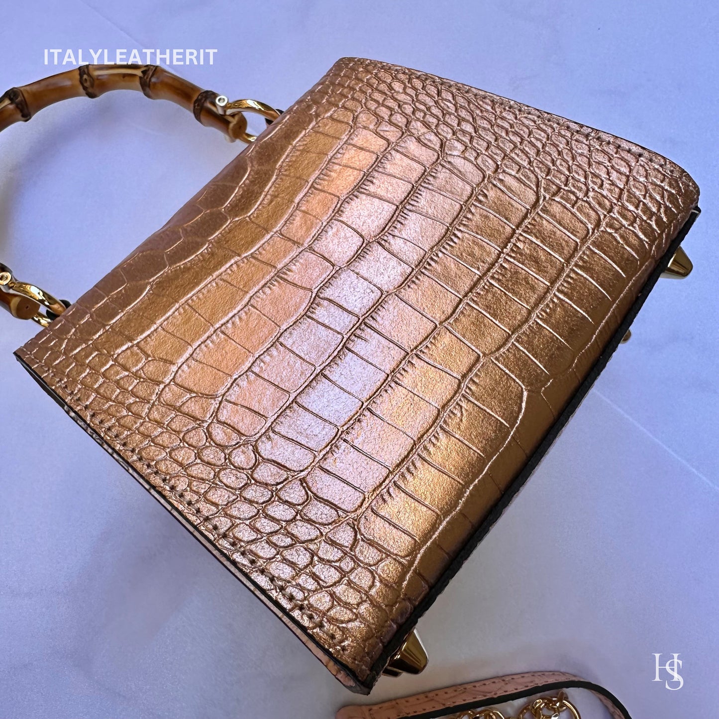 Italian Handmade Leather Bags for Women | Elegant Leather Tote from Florence - Medium-Sized, Light pink purse