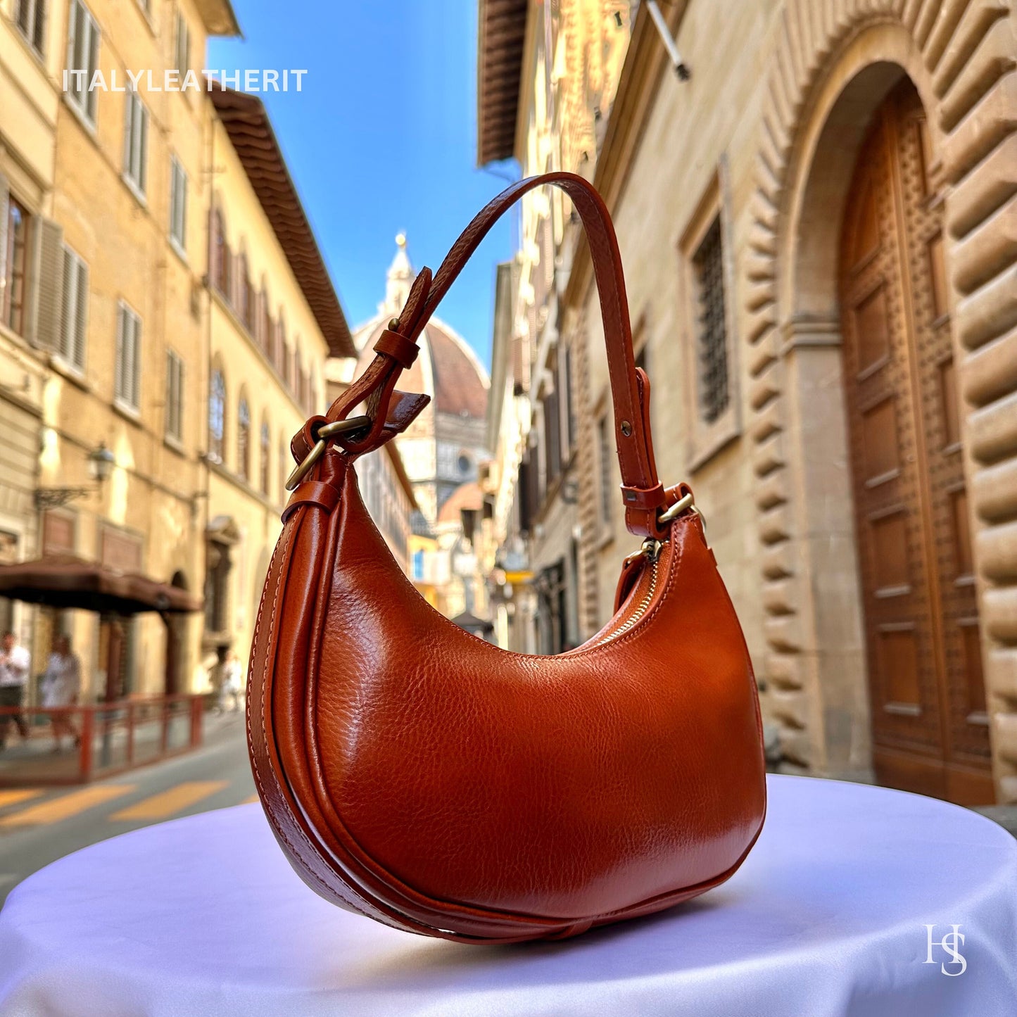 Italian Handmade Leather Bags For Women l l Elegant Leather Tote From Florence, Made in Italy