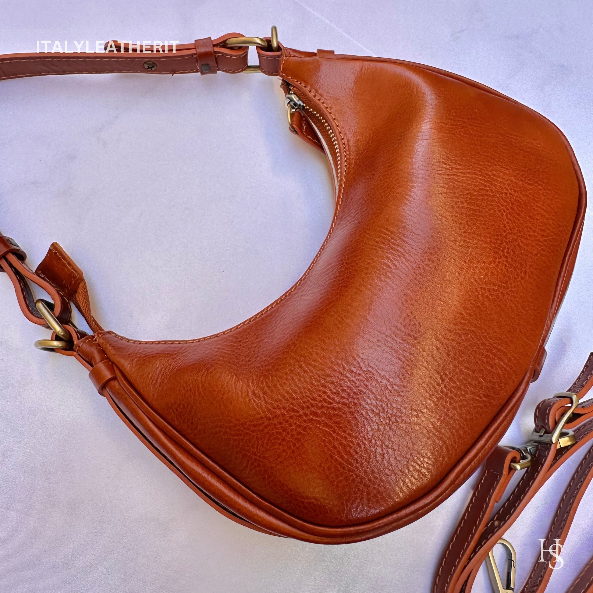 Italian Handmade Leather Bags For Women l l Elegant Leather Tote From Florence, Made in Italy