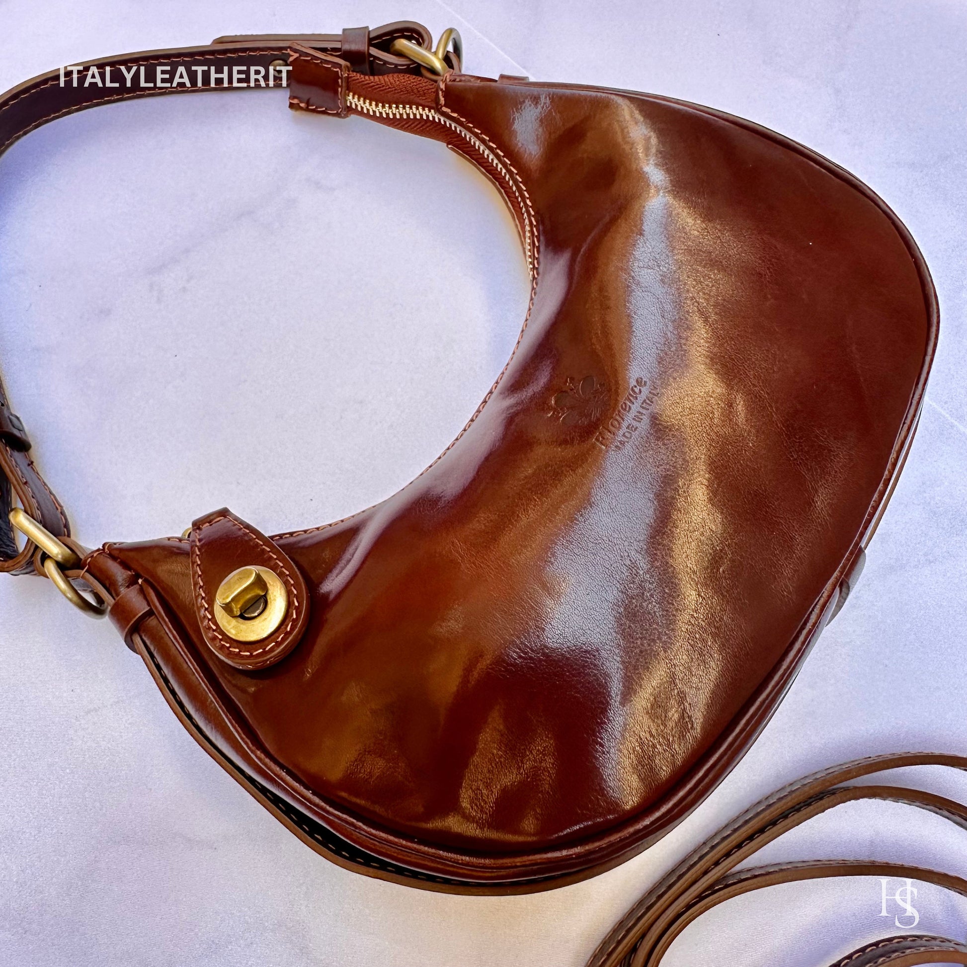 Italian Handmade Leather Bags For Women l l Elegant Leather Tote From Florence, Made in Italy