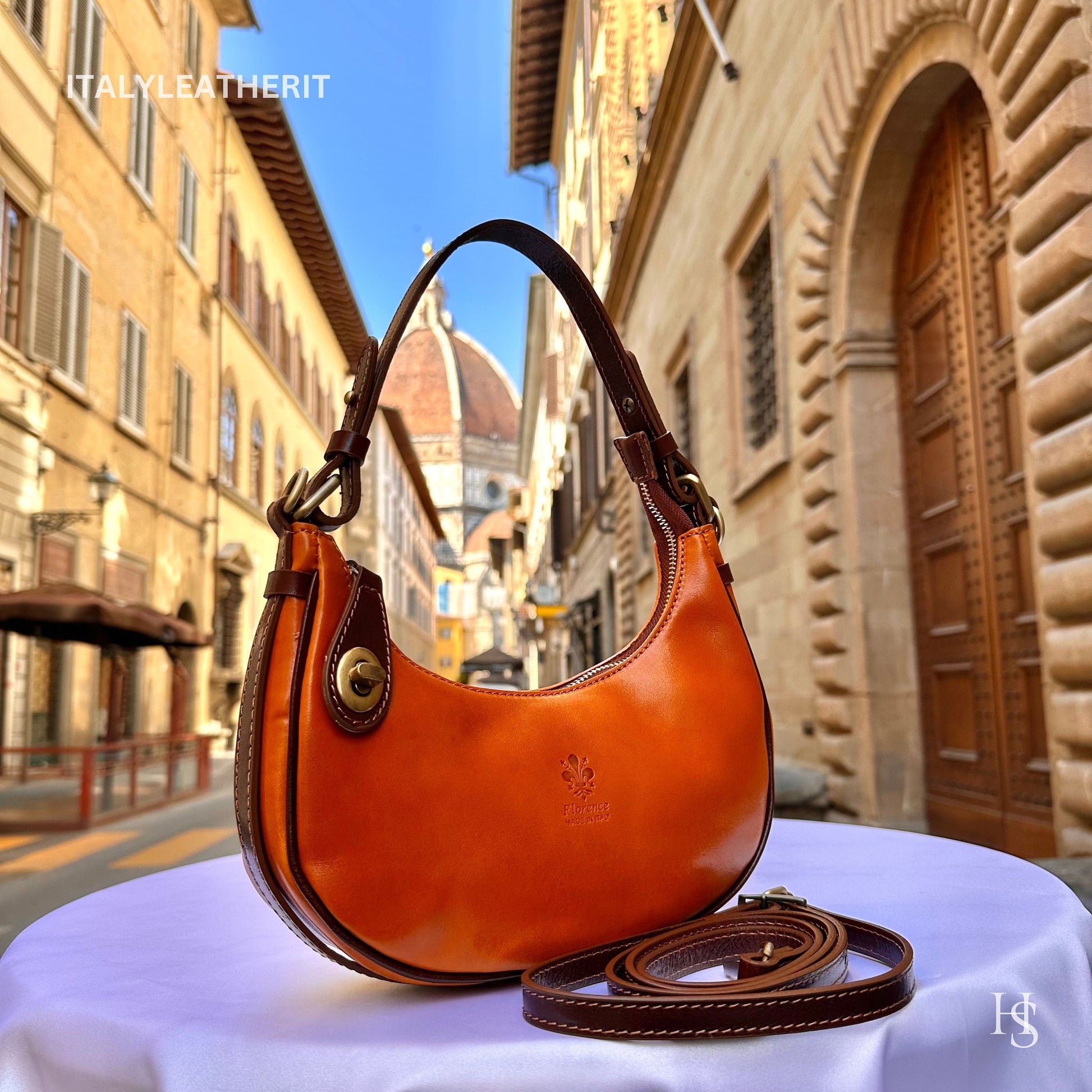 Italian Handmade Leather Bags For Women l l Elegant Leather Tote From Florence, Made in Italy