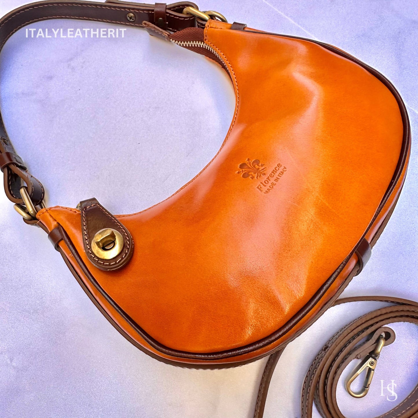 Italian Handmade Leather Bags For Women l l Elegant Leather Tote From Florence, Made in Italy