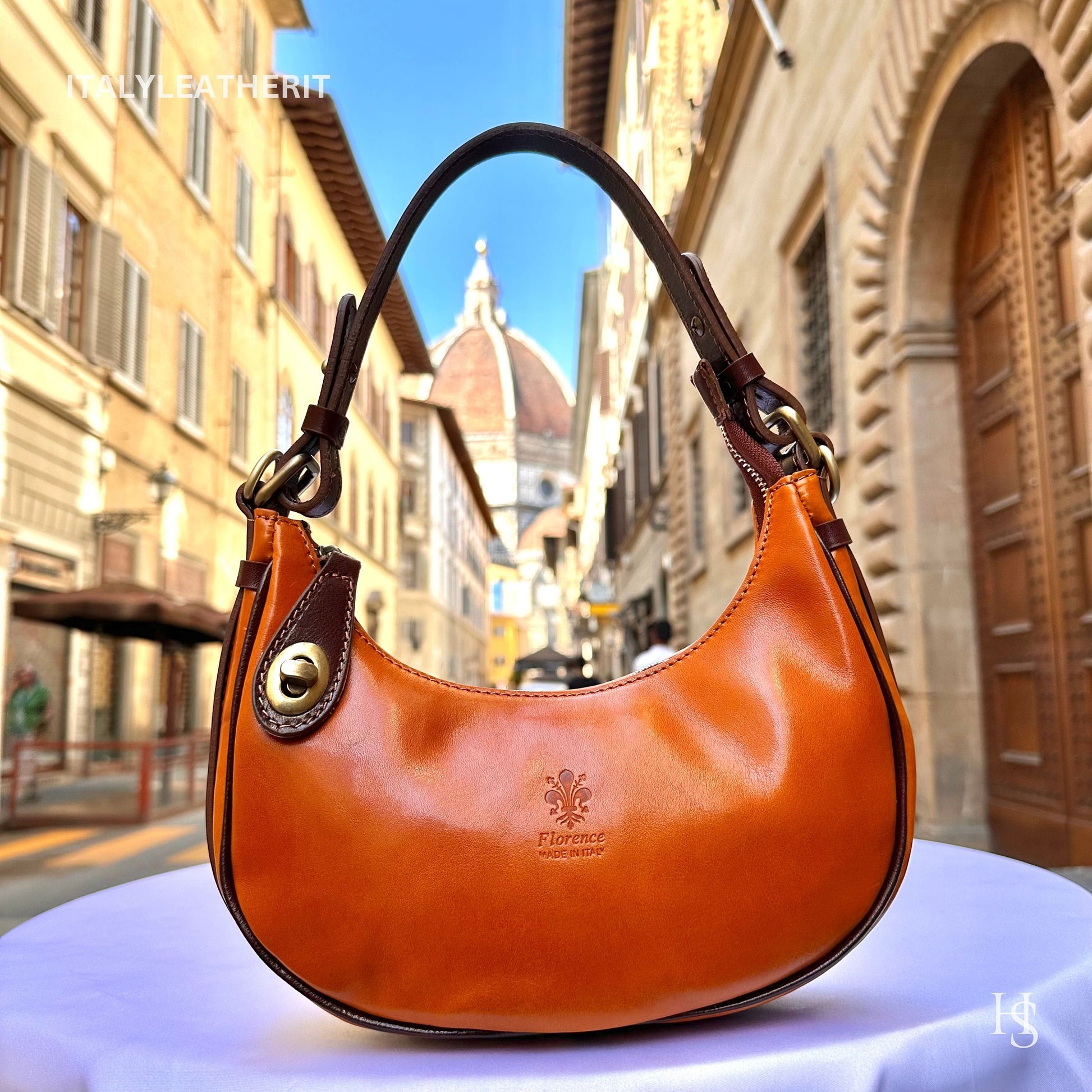Italian Handmade Leather Bags For Women l l Elegant Leather Tote From Florence, Made in Italy