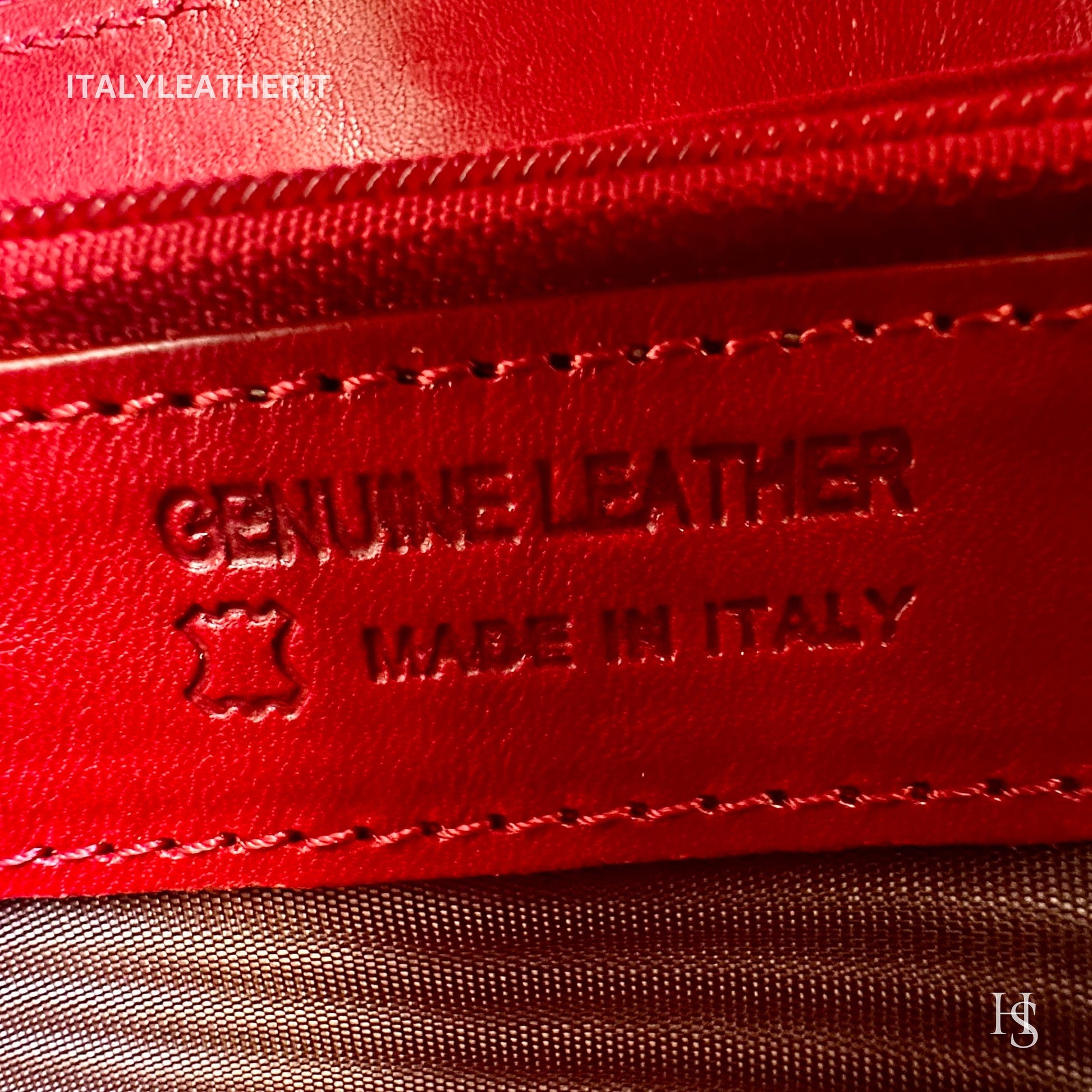 Italian Handmade Leather Wallet For Women | Florence Craftsmanship | Genuine Leather | Women's Fashion Accessory l Red Leather Wallet
