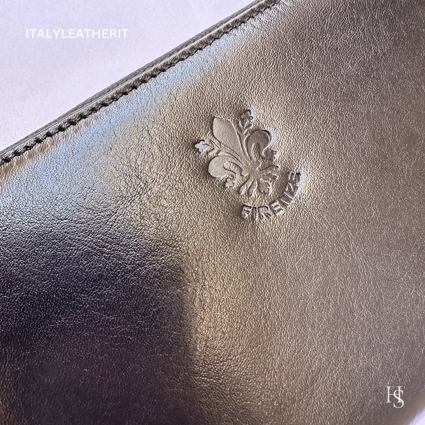 Italian Handmade Leather Wallet For Women | Florence Craftsmanship | Genuine Leather | Women's Fashion Accessory l Black wallet