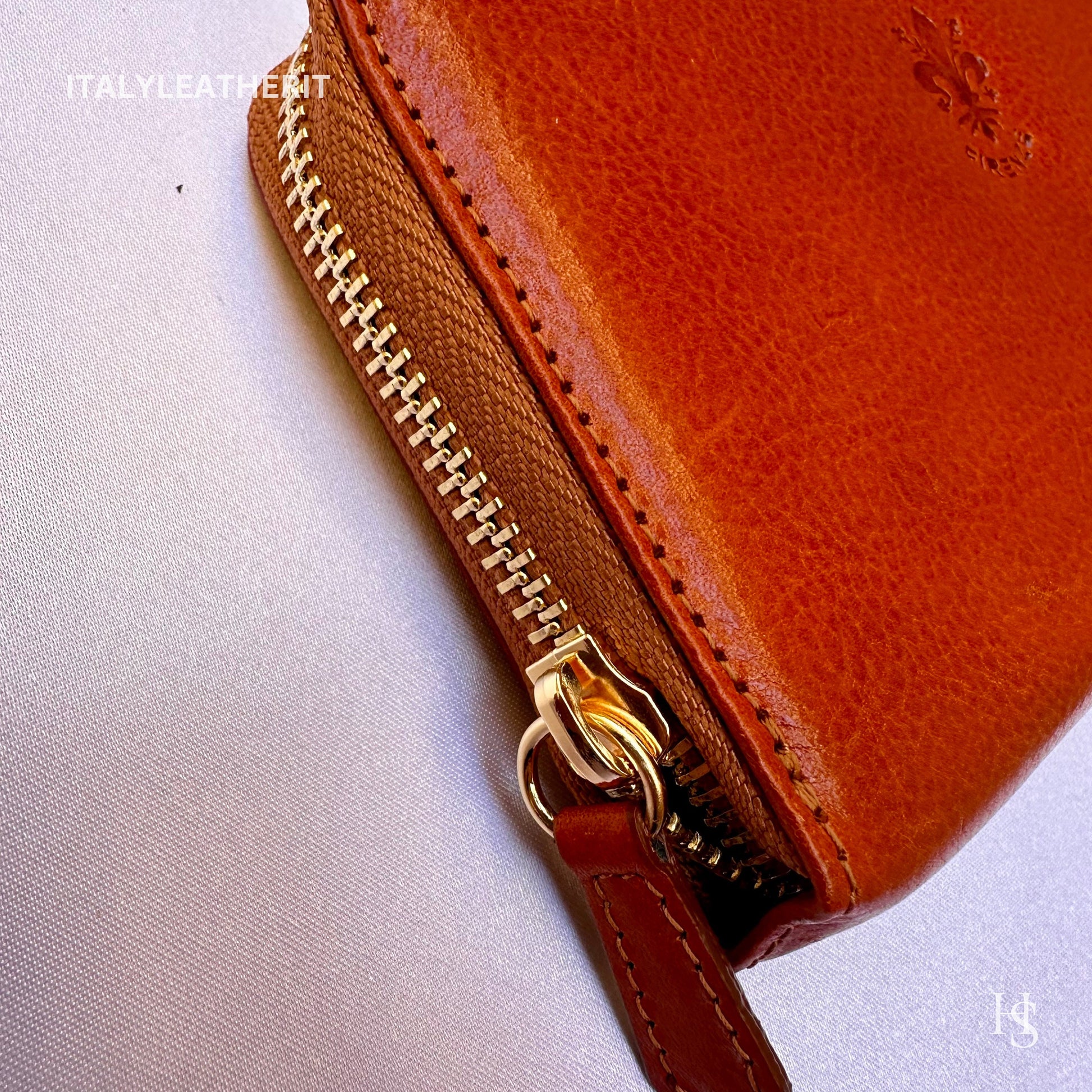 Italian Handmade Leather Wallet For Women | Florence Craftsmanship | Genuine Leather | Women's Brown Leather Wallet