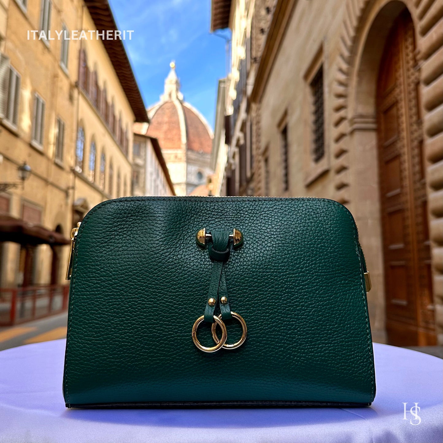 Italian Handmade Leather Bags For Women | Elegant Leather Crossbody Bag From Florence | Handcrafted Bag