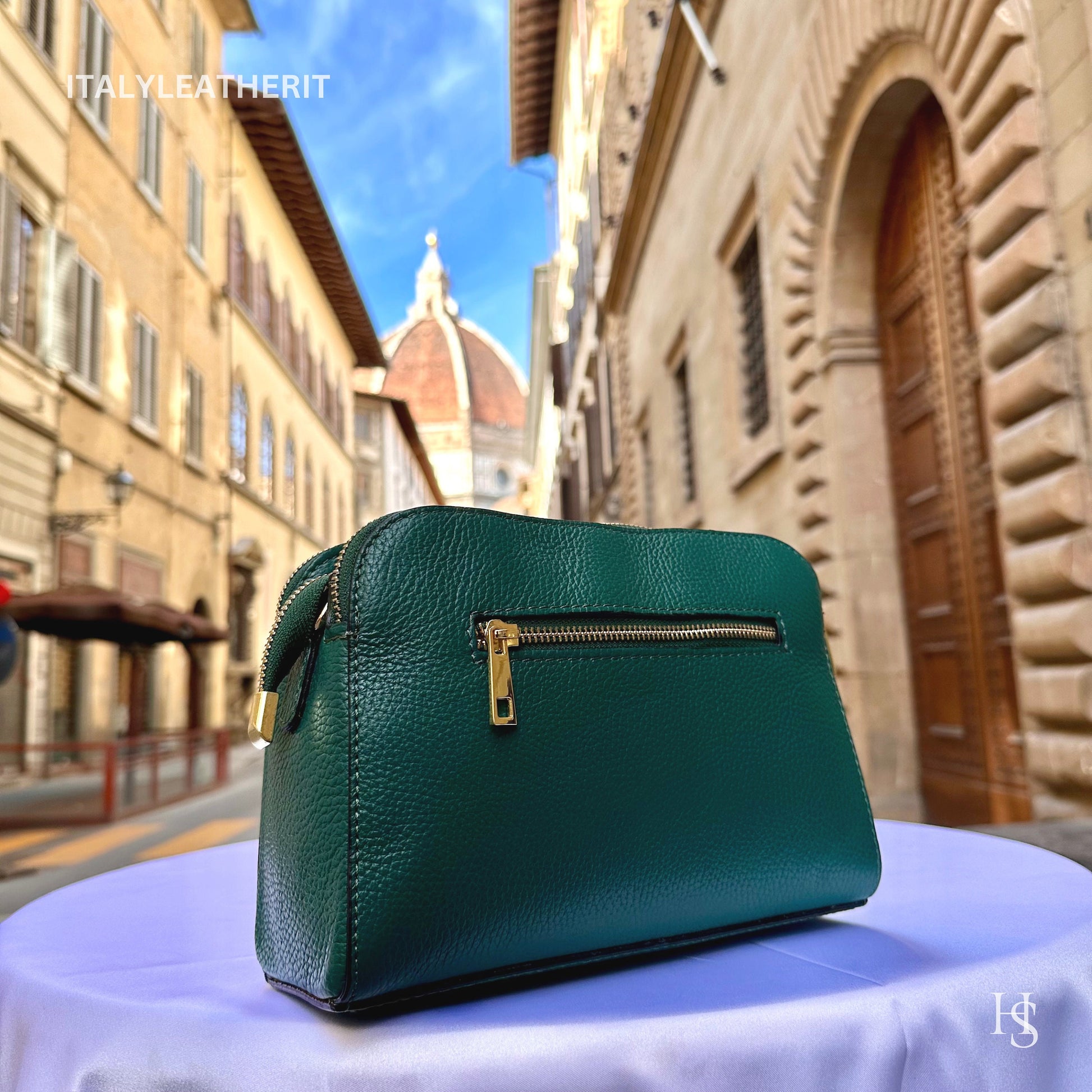 Italian Handmade Leather Bags For Women | Elegant Leather Crossbody Bag From Florence | Handcrafted Bag