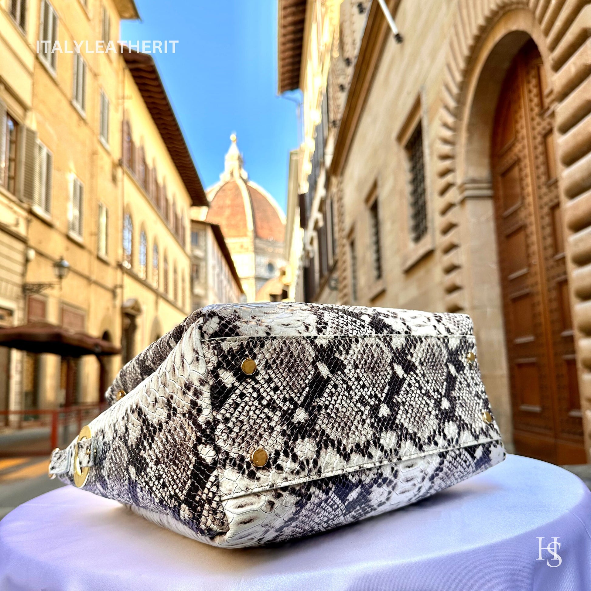 Italian Handmade Leather Bags For Women l l Elegant Leather Tote From Florence, Made in Italy