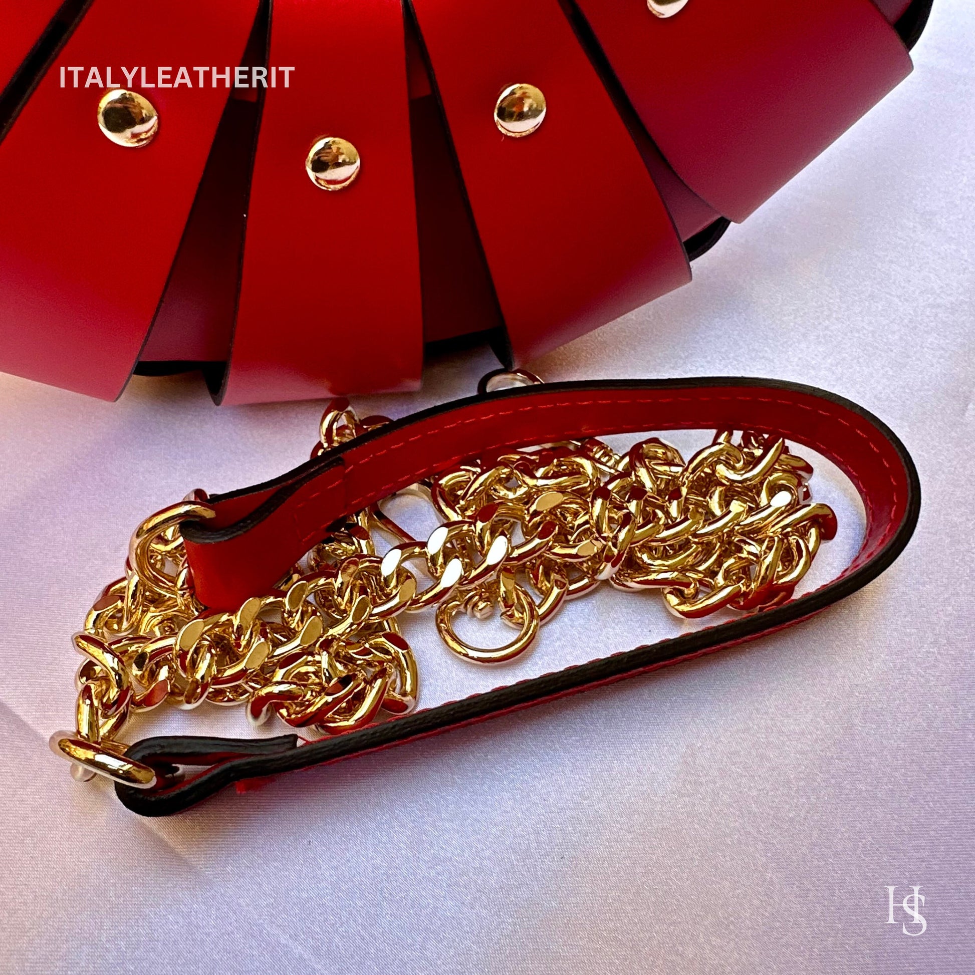 Italian Handmade Leather Bags For Women l l Elegant Leather Tote From Florence, Red leather tote, Made in Italy