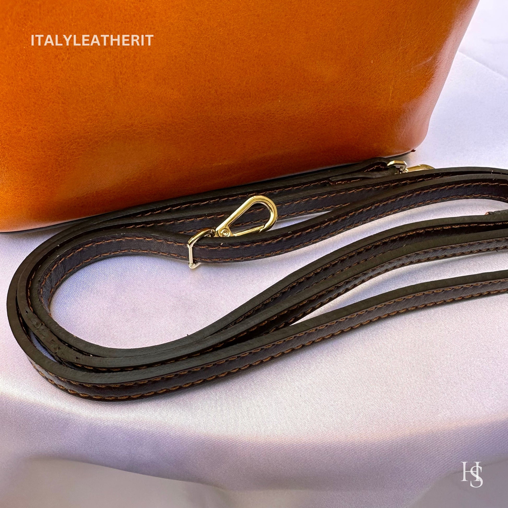 Italian Handmade Leather Bags For Women l l Elegant Leather Tote From Florence, Small boat bag, Made in Italy
