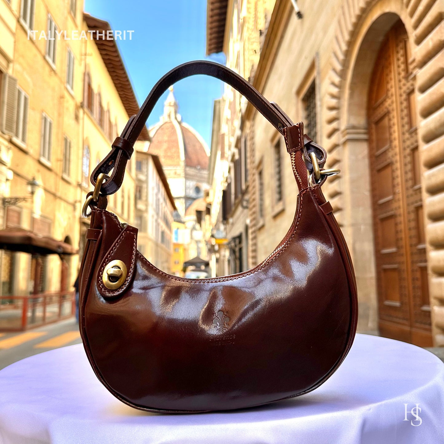 Italian Handmade Leather Bags For Women l l Elegant Leather Tote From Florence, Made in Italy