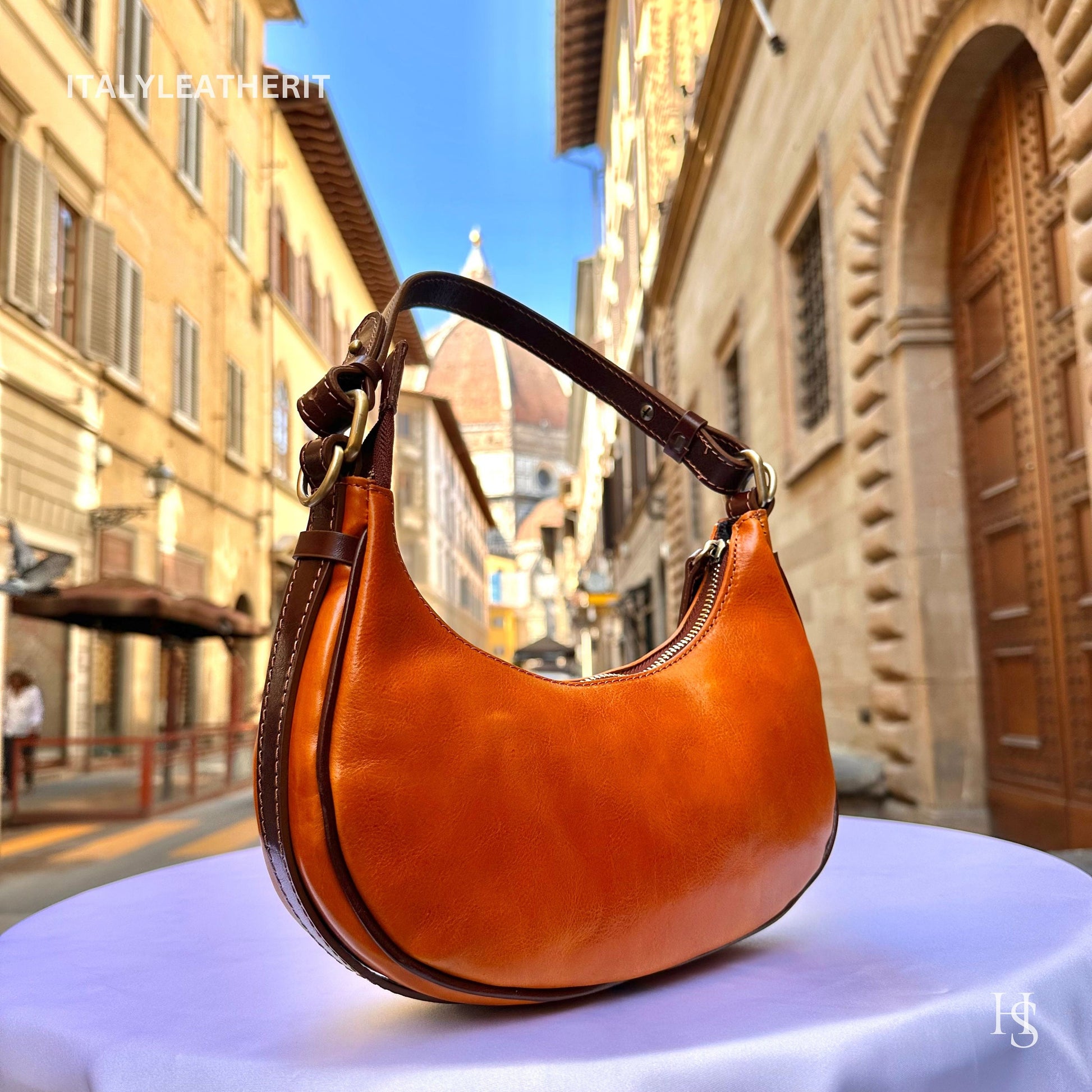 Italian Handmade Leather Bags For Women l l Elegant Leather Tote From Florence, Made in Italy