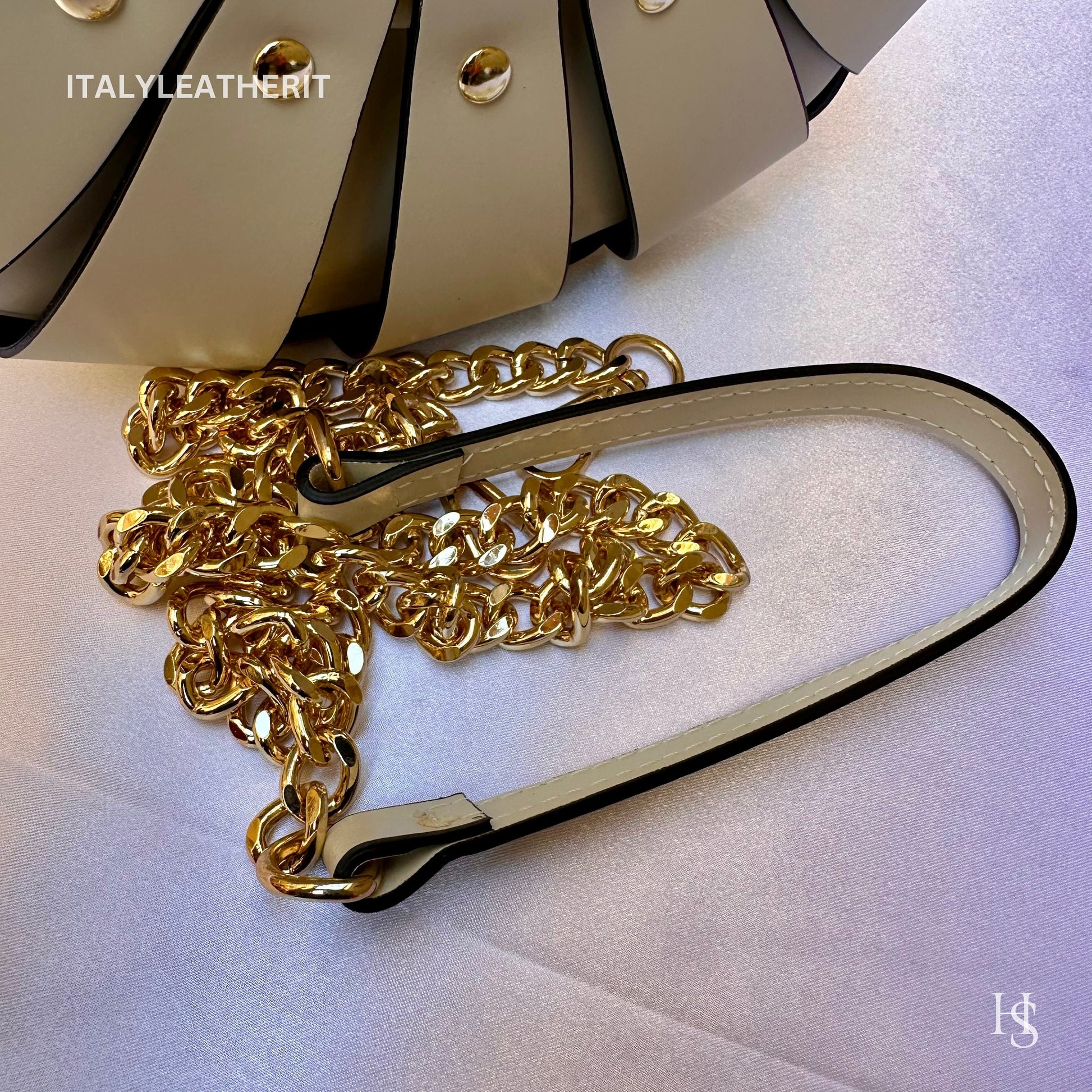 Italian Handmade Leather Bags For Women l l Elegant Leather Tote From Florence, Cream leather tote, Made in Italy