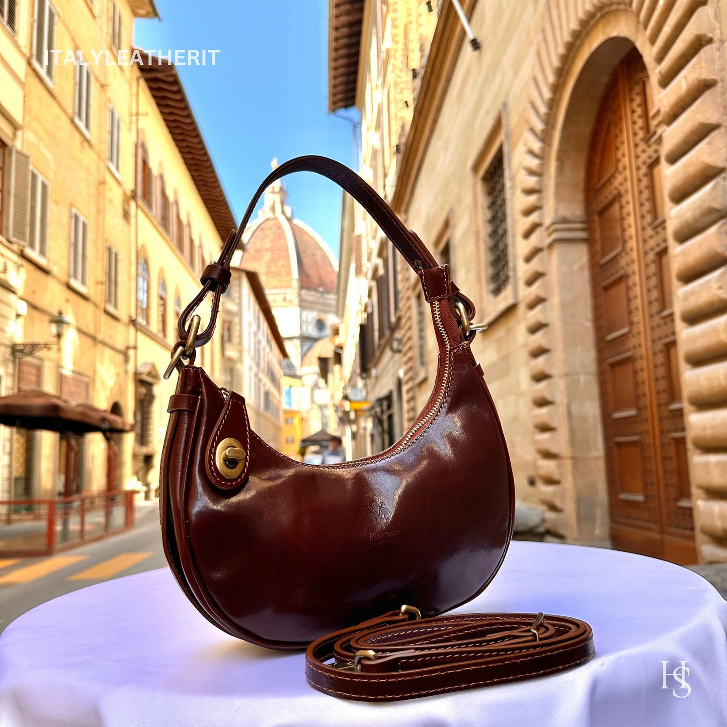 Italian Handmade Leather Bags For Women l l Elegant Leather Tote From Florence, Made in Italy