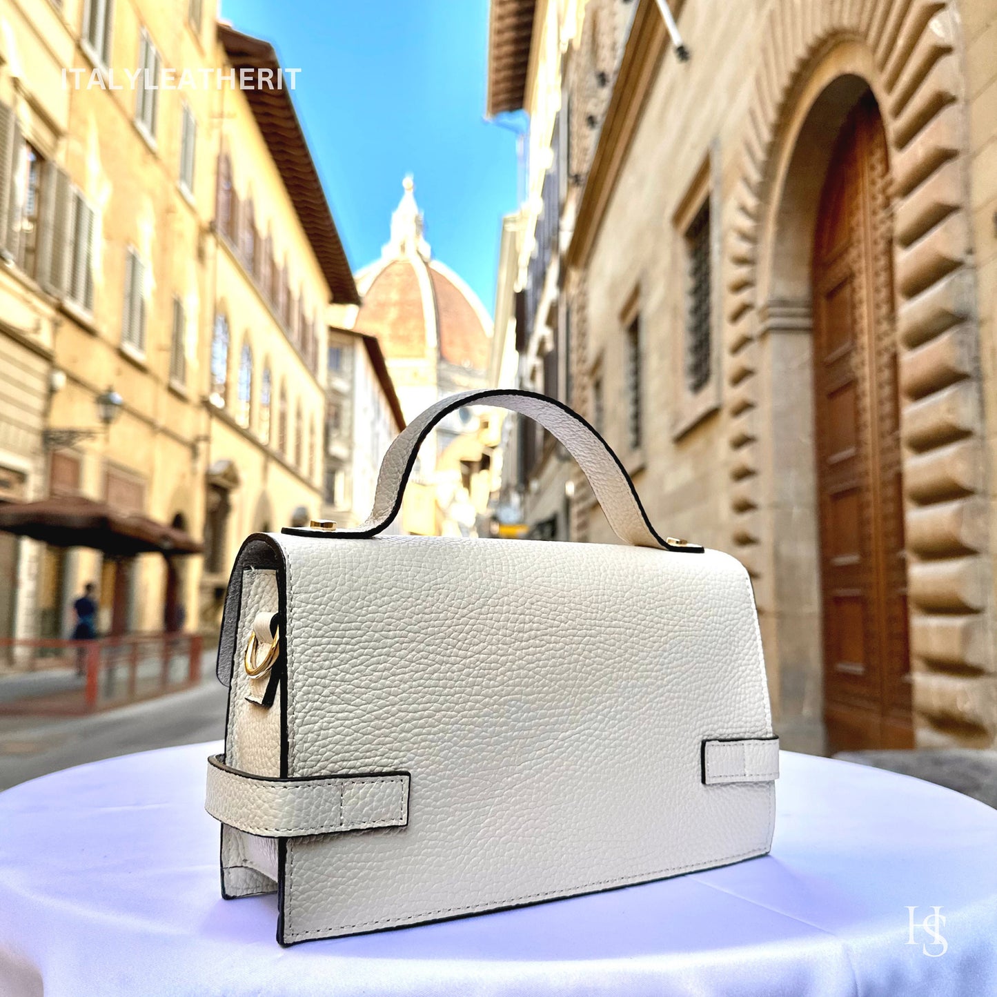 Italian Handmade Leather Bags For Women | Elegant Leather Tote From Florence | Handbag and Shoulder Bag