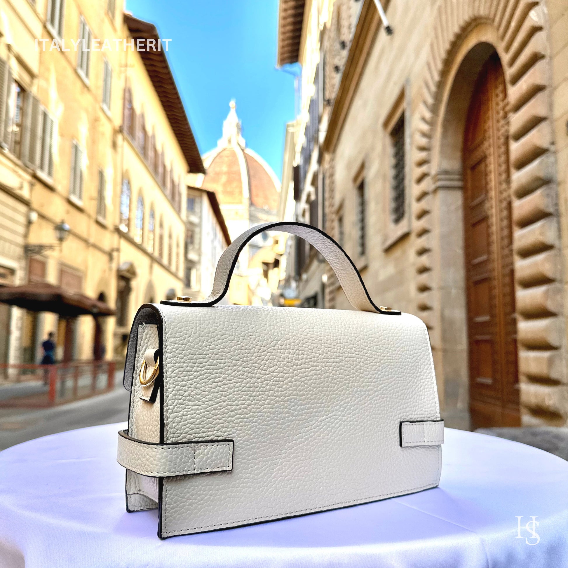 Italian Handmade Leather Bags For Women | Elegant Leather Tote From Florence | Handbag and Shoulder Bag