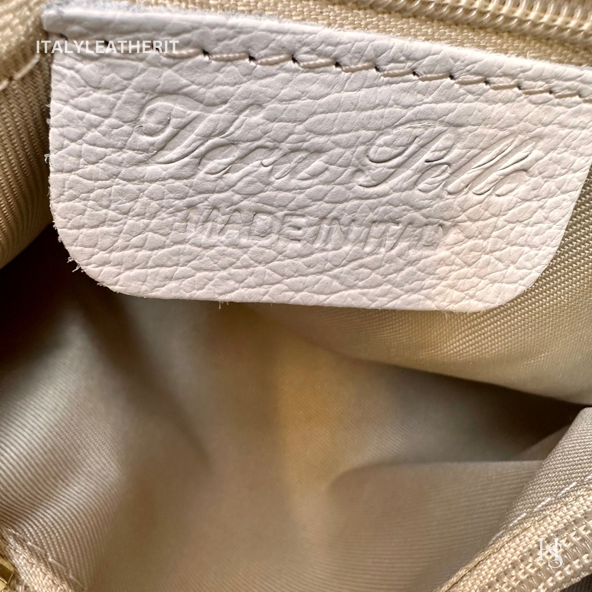 Italian Handmade Soft Leather Bags For Women l Soft Leather From Florence l White shoulder Bag