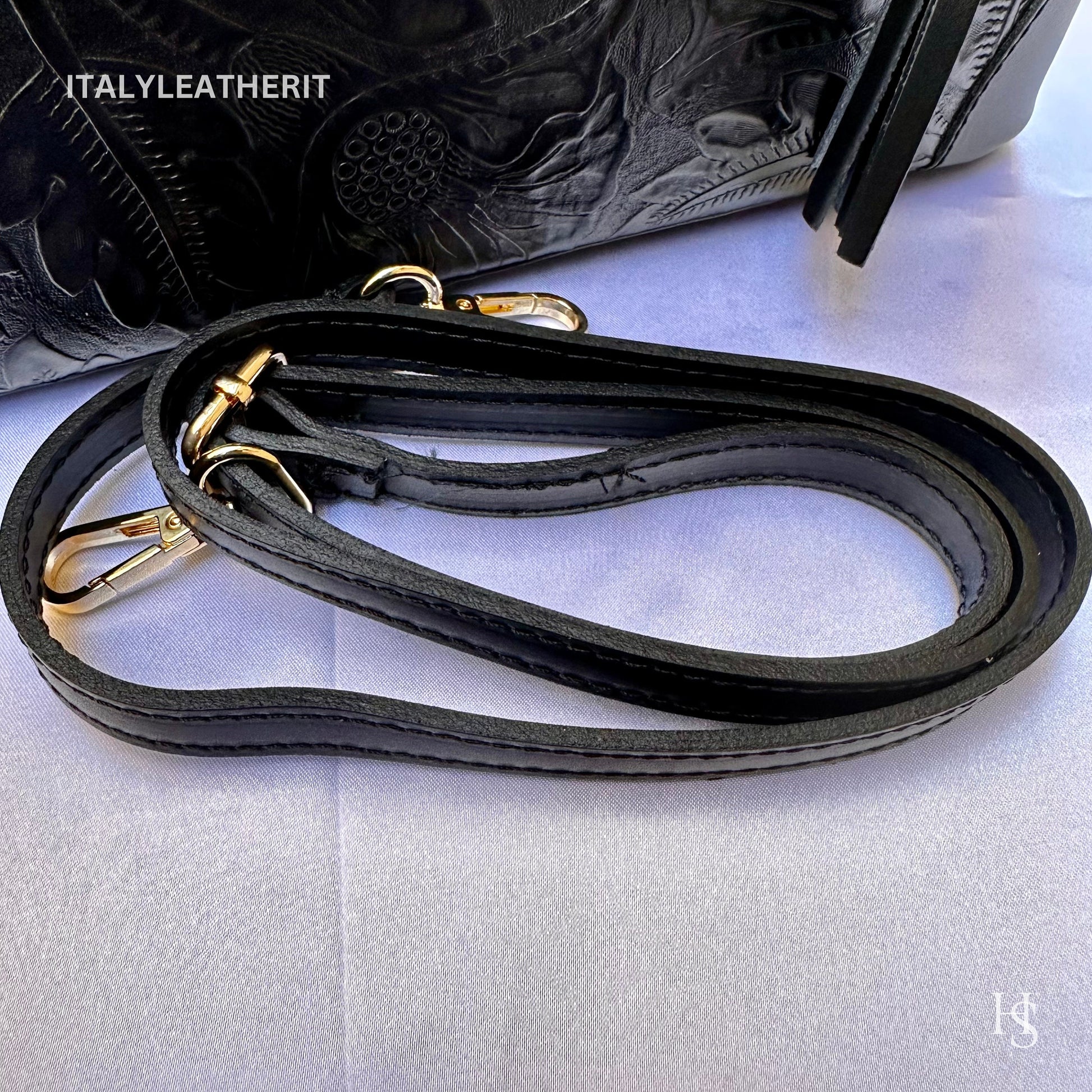 Italian Handmade Leather Bags For Woman l l Elegant Leather Tote From Florence || Made in Italy, Black leather tote