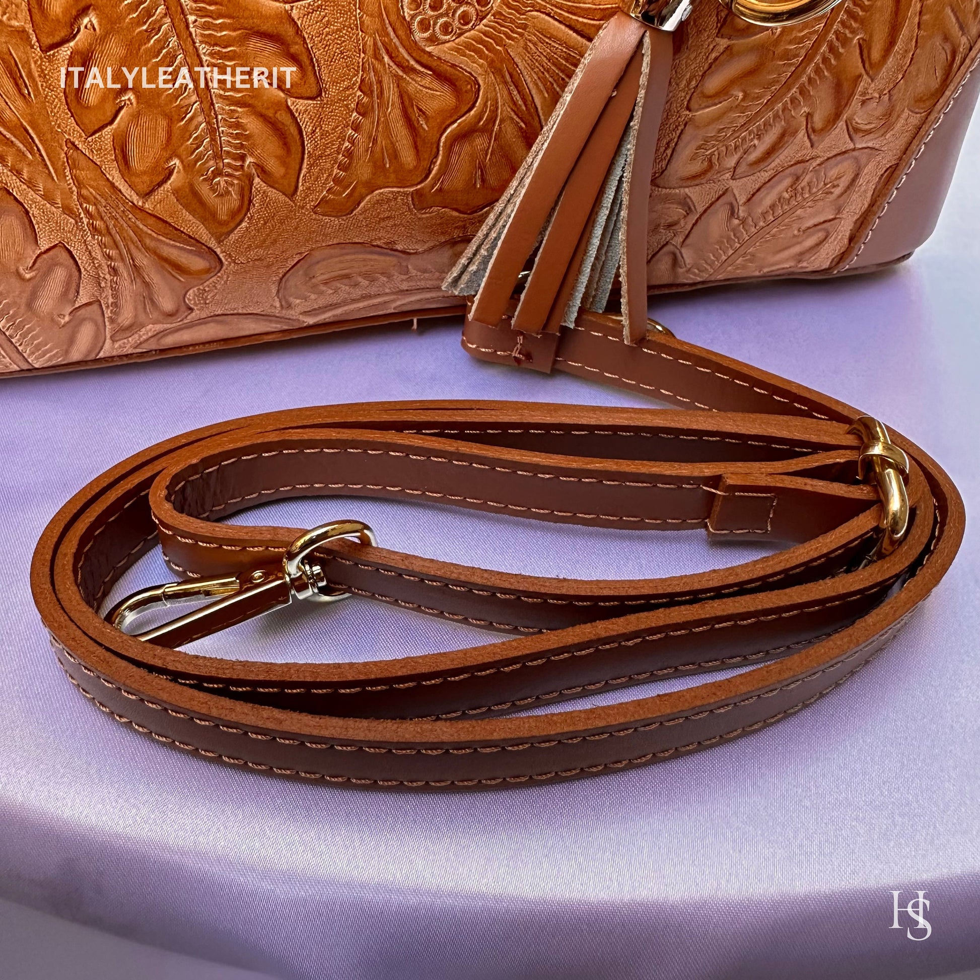 Italian Handmade Leather Bags For Woman l l Elegant Leather Tote From Florence || Made in Italy , Brown leather tote