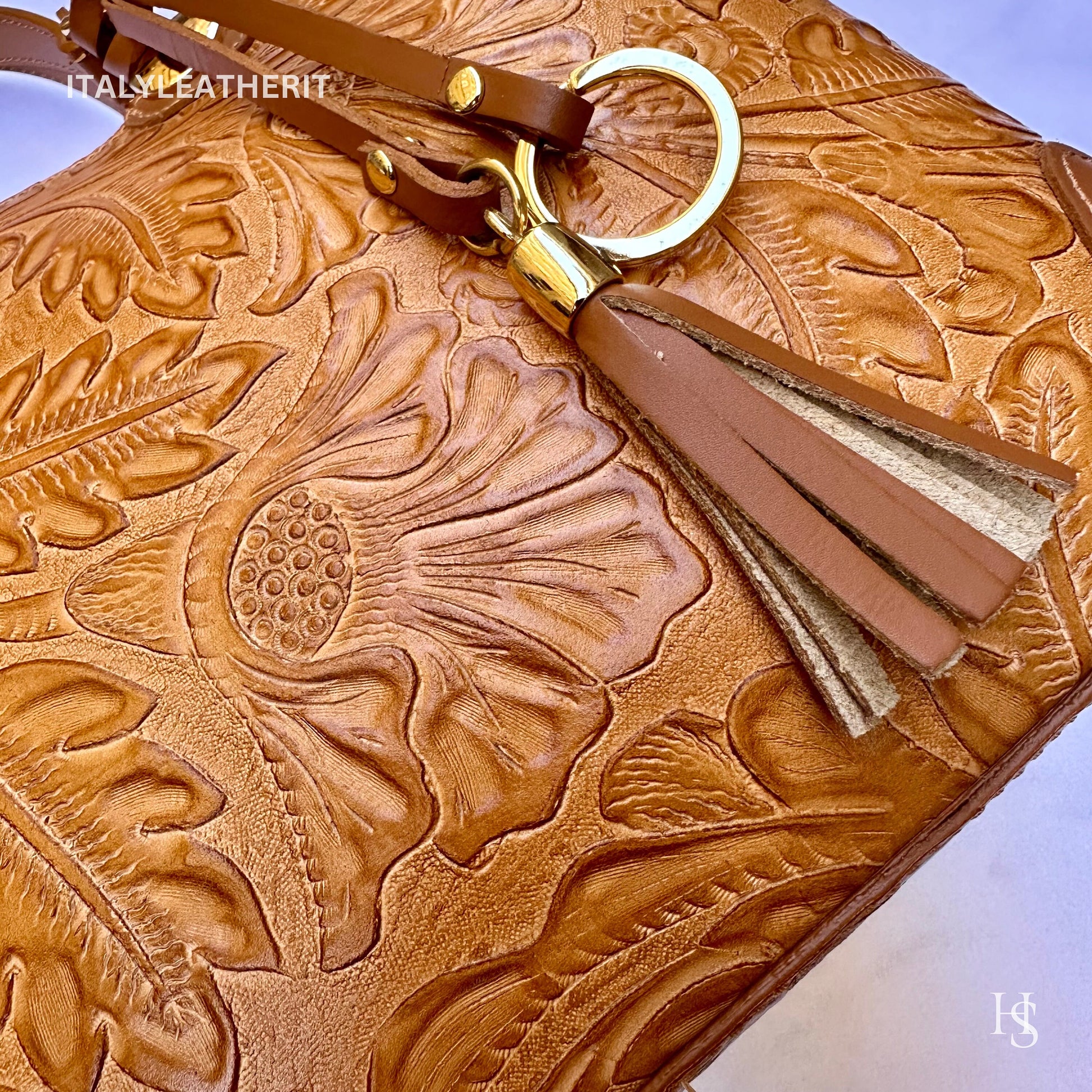 Italian Handmade Leather Bags For Woman l l Elegant Leather Tote From Florence || Made in Italy , Brown leather tote