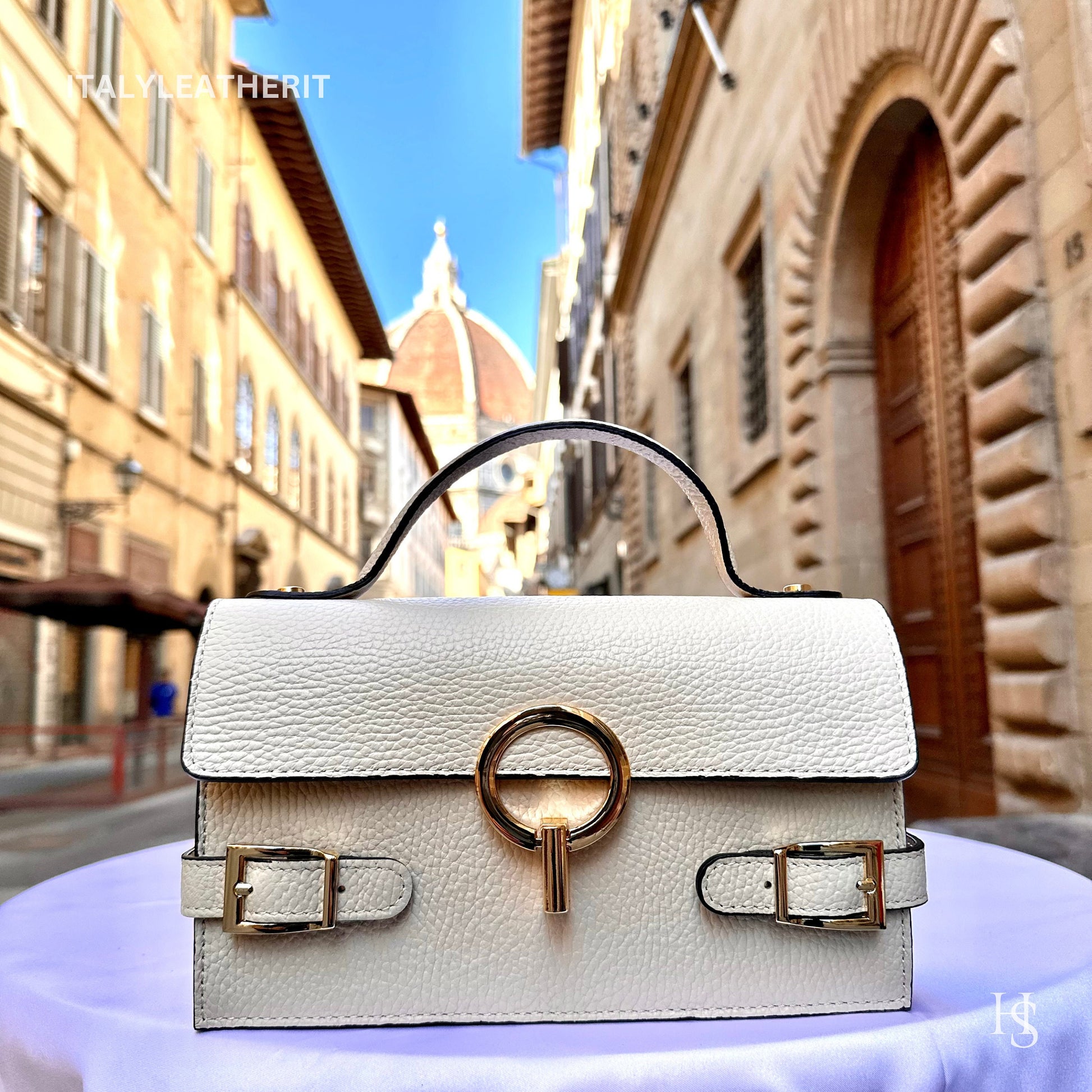 Italian Handmade Leather Bags For Women | Elegant Leather Tote From Florence | Handbag and Shoulder Bag