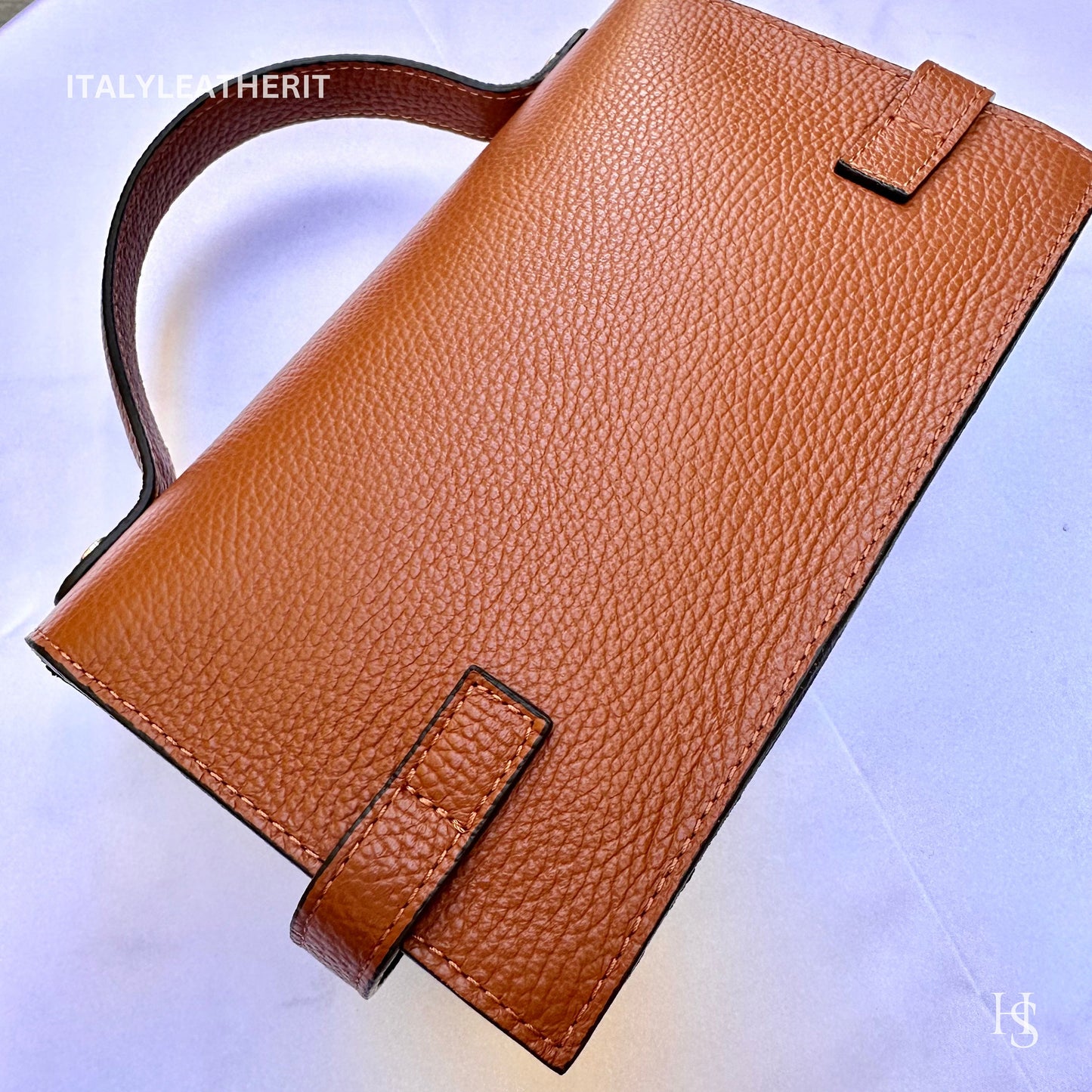 Italian Handmade Leather Bags For Women | Elegant Leather Tote From Florence | Brown Handbag and Shoulder Bag