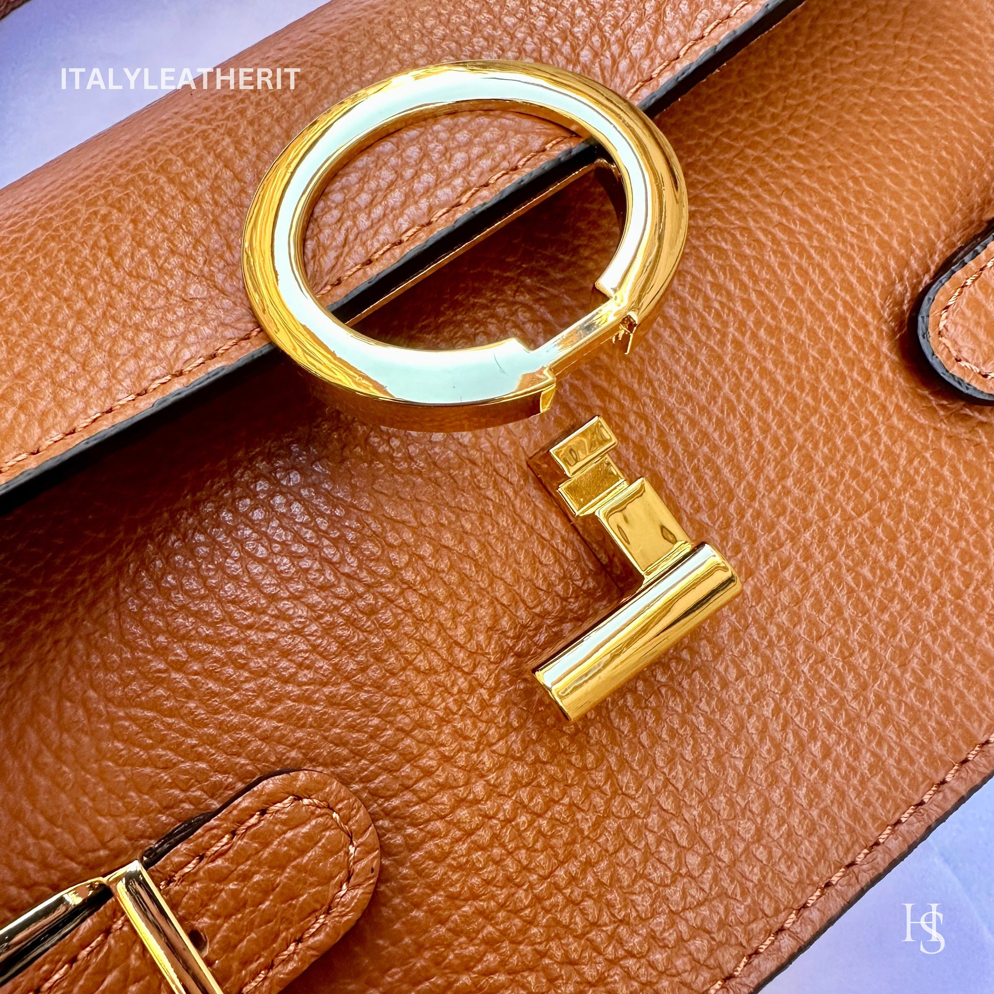 Italian Handmade Leather Bags For Women | Elegant Leather Tote From Florence | Brown Handbag and Shoulder Bag