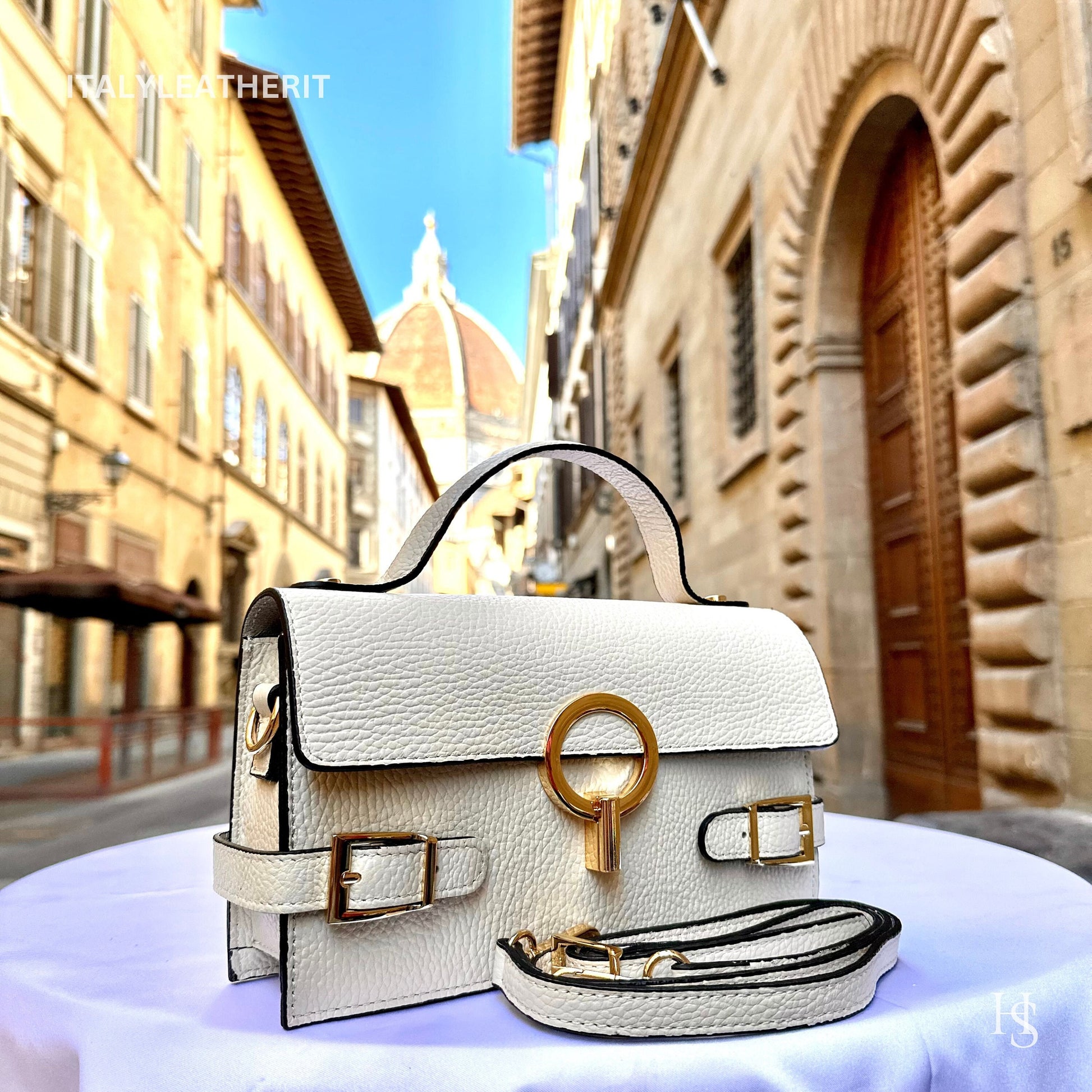 Italian Handmade Leather Bags For Women | Elegant Leather Tote From Florence | Handbag and Shoulder Bag