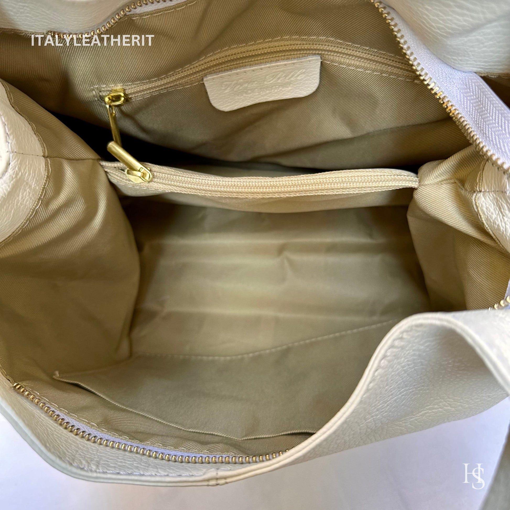 Italian Handmade Soft Leather Bags For Women l Soft Leather From Florence l White shoulder Bag