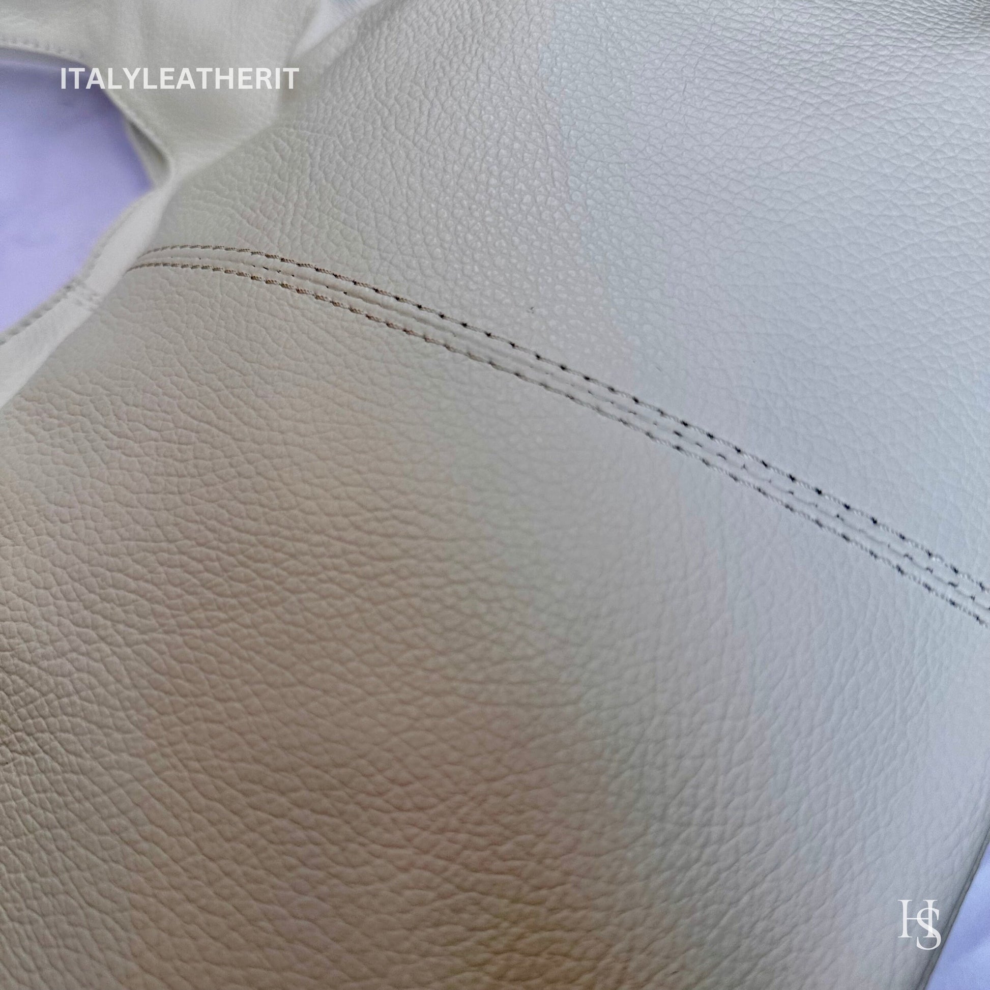 Italian Handmade Soft Leather Bags For Women l Soft Leather From Florence l White shoulder Bag