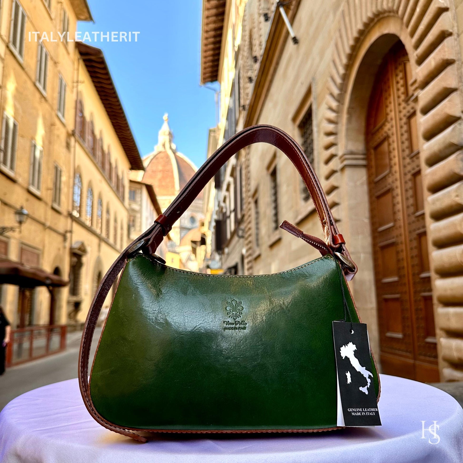 Italian Handmade Leather Bags For Women l Elegant Small Leather Tote From Florence, Mini Shoulder Bag, Gift for her