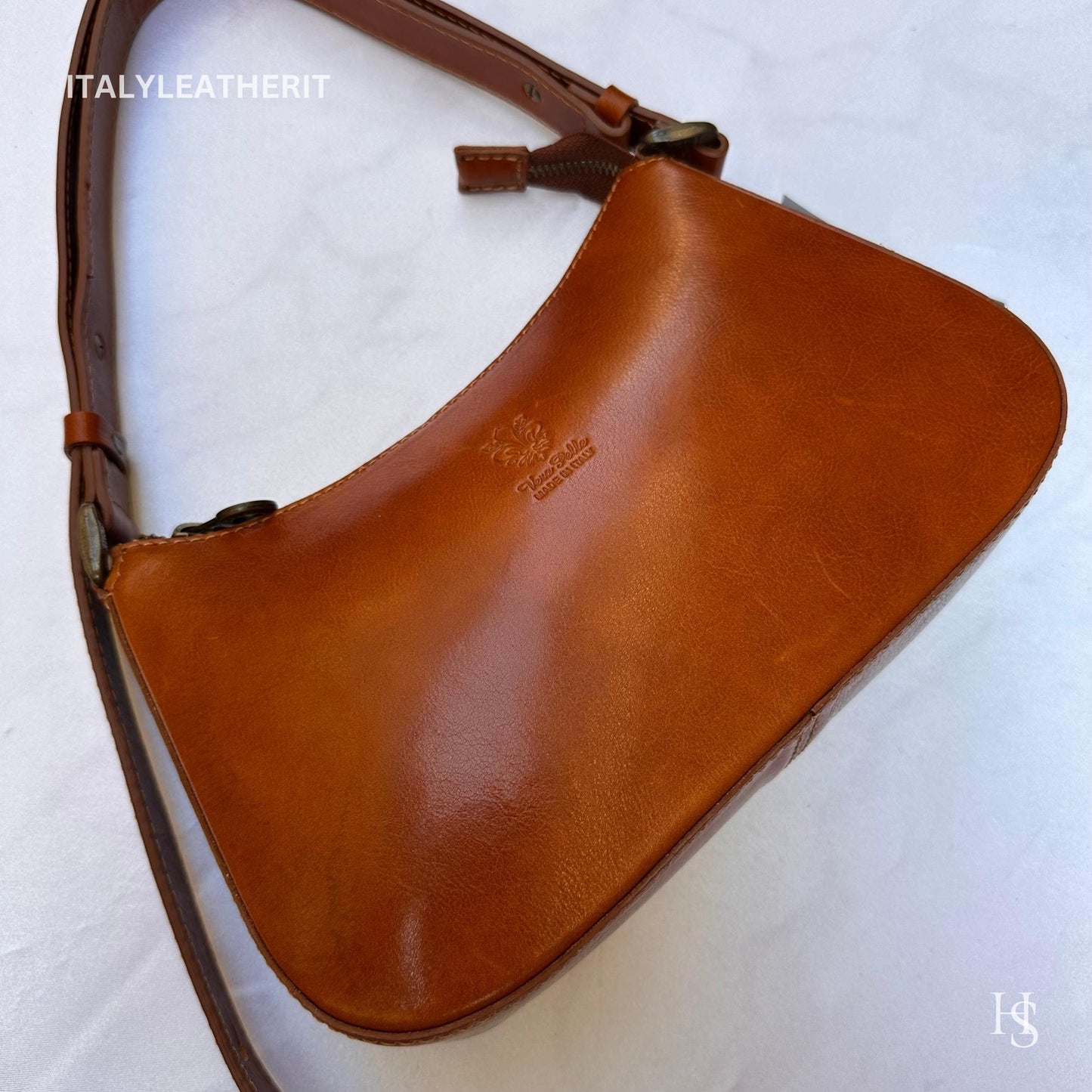 Italian Handmade Leather Bags For Women l Elegant Small Leather Tote From Florence, Mini Shoulder Bag, Gift for her