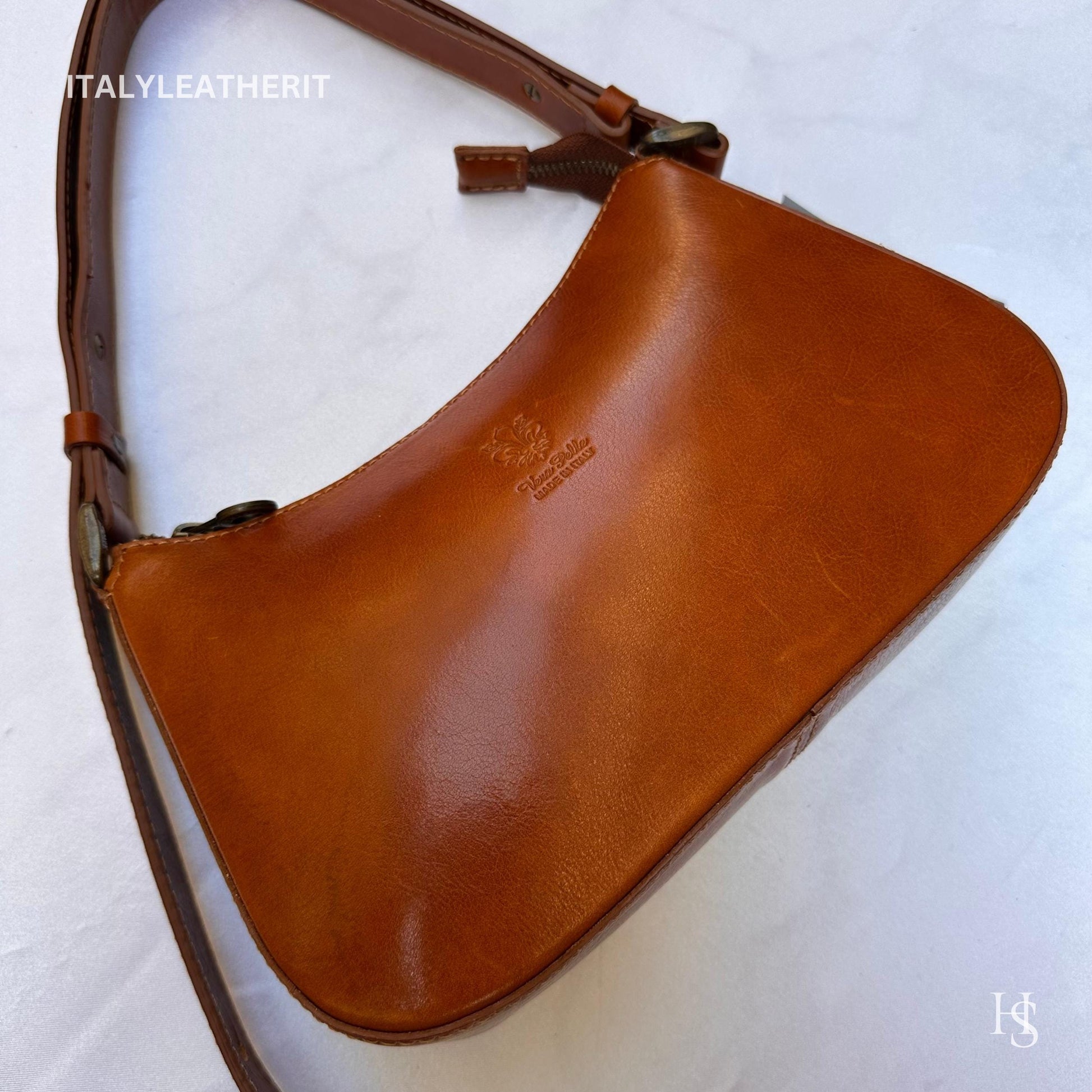 Italian Handmade Leather Bags For Women l Elegant Small Leather Tote From Florence, Mini Shoulder Bag, Gift for her