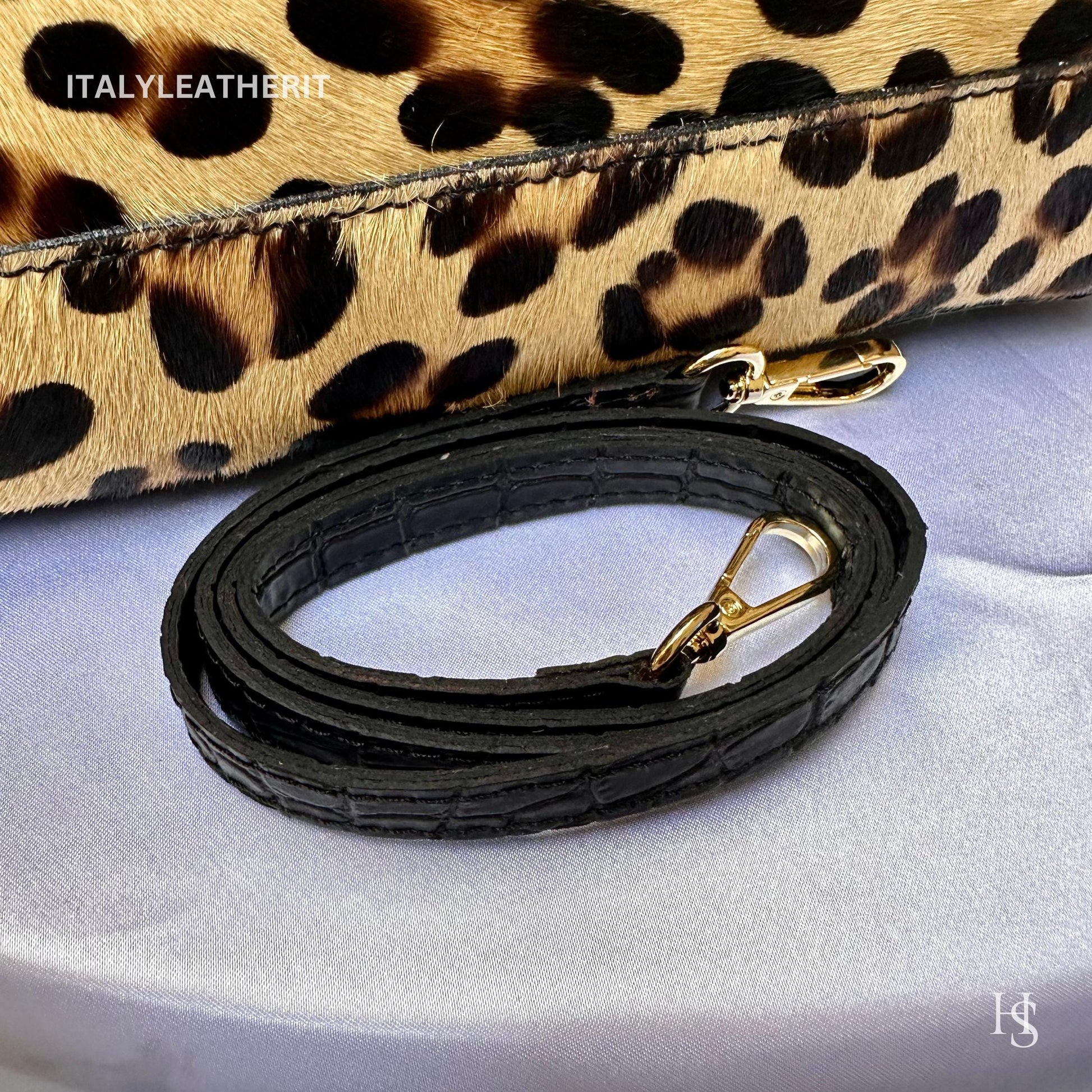 Italian Handmade Leather Bags For Woman l l Elegant Leather Tote From Florence, Black bag, Lock bag, Real Horse Hair