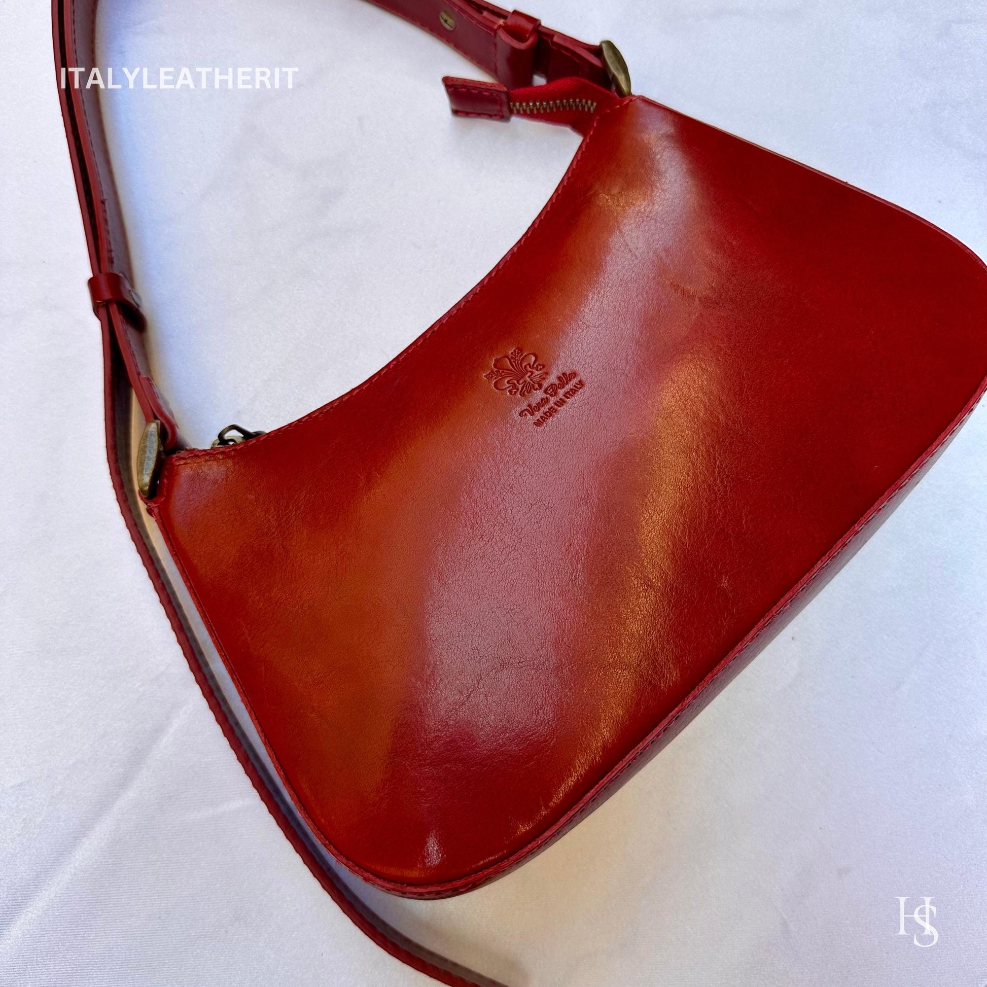 Italian Handmade Leather Bags For Women l Elegant Small Leather Tote From Florence, Mini Shoulder Bag, Gift for her