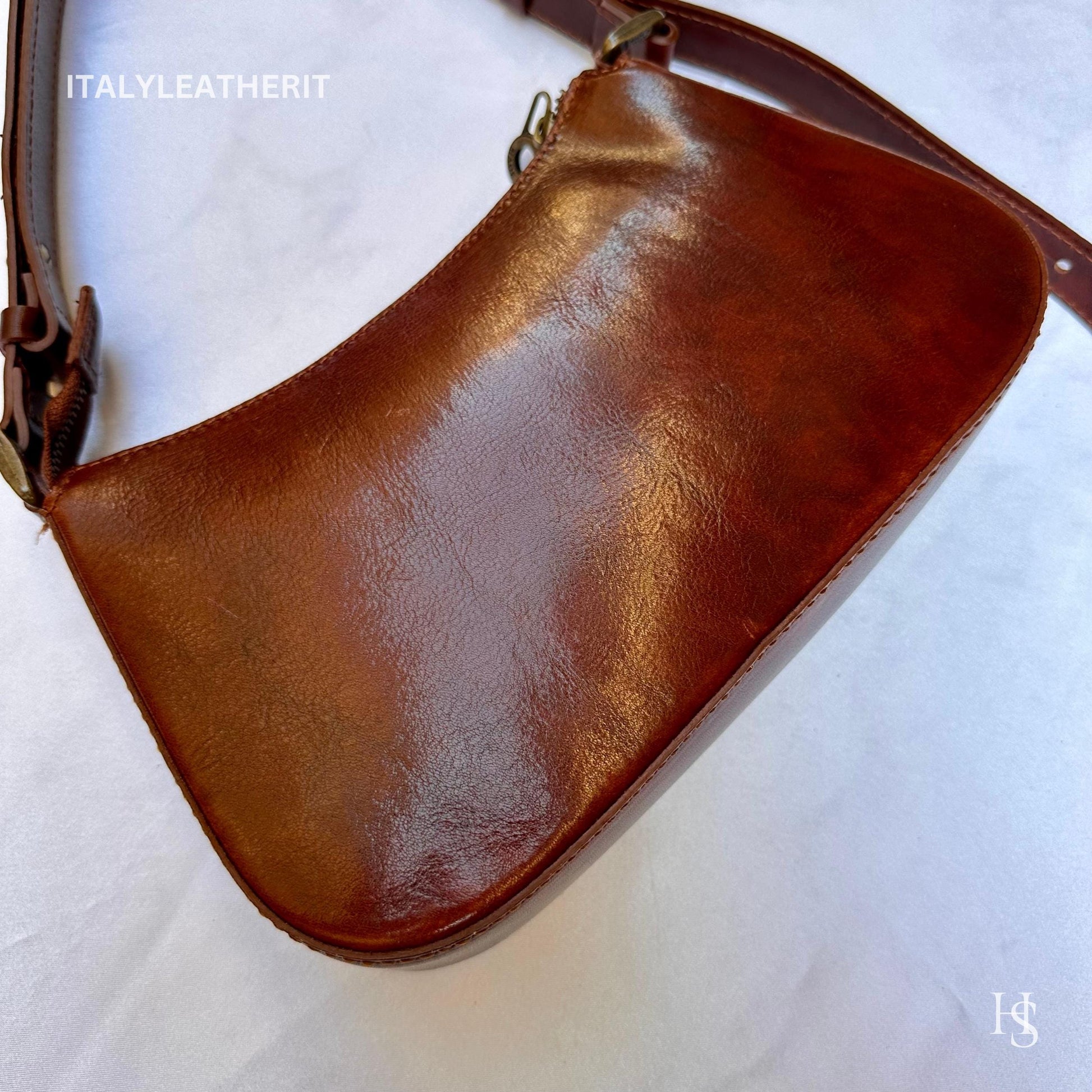 Italian Handmade Leather Bags For Women l Elegant Small Leather Tote From Florence, Mini Shoulder Bag, Gift for her