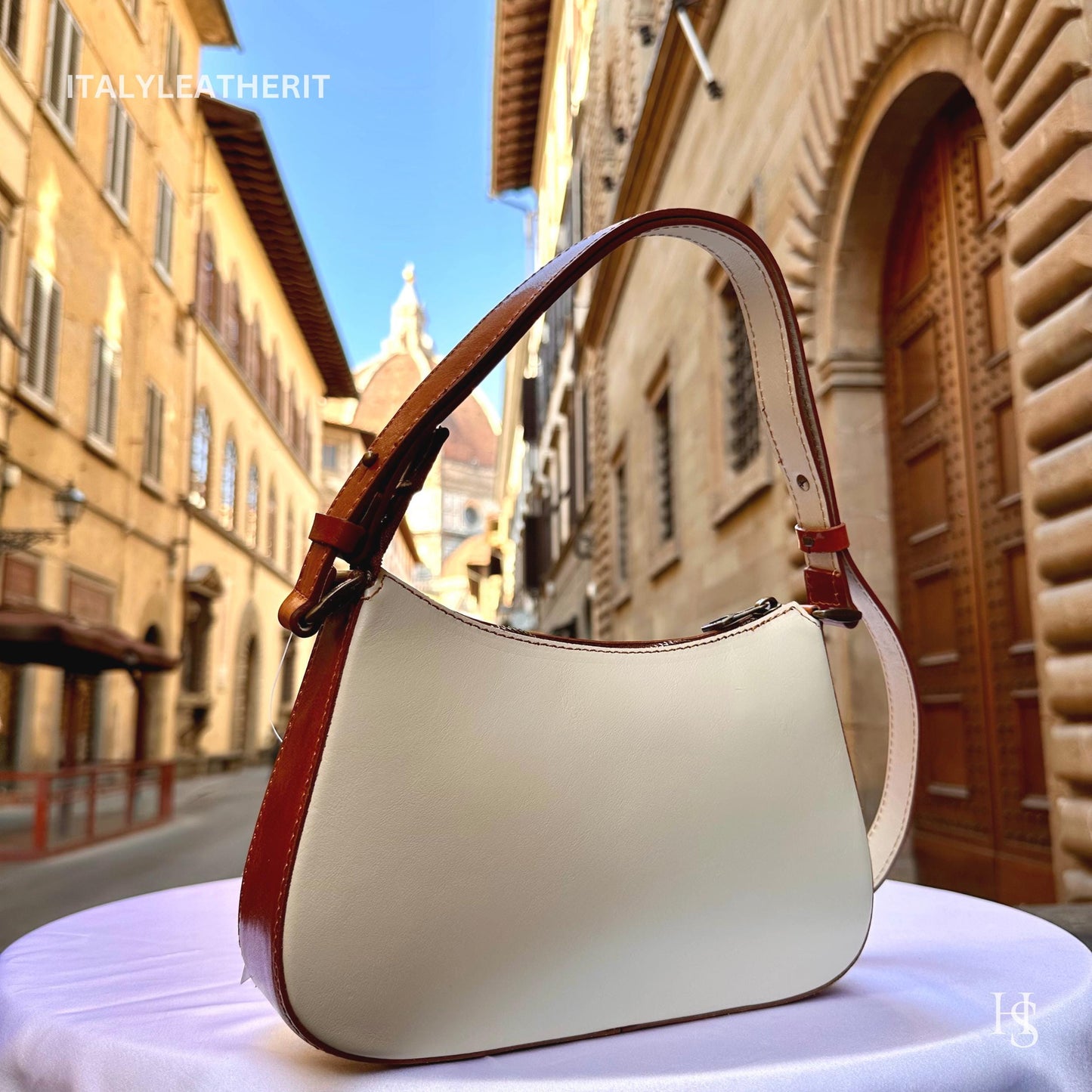 Italian Handmade Leather Bags For Women l Elegant Small Leather Tote From Florence, Mini Shoulder Bag, Gift for her