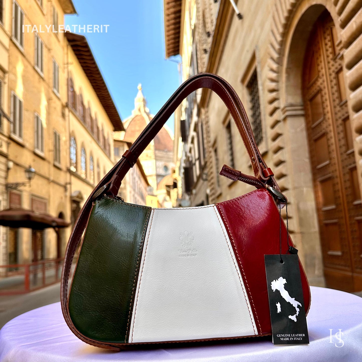 Italian Handmade Leather Bags For Women l Elegant Small Leather Tote From Florence, Mini Shoulder Bag, Gift for her