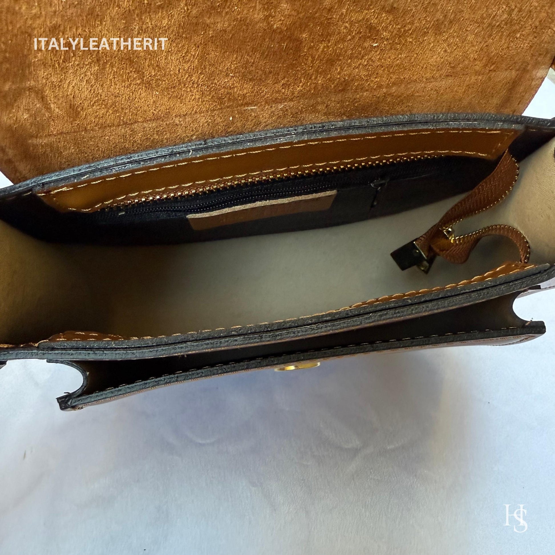 Italian Handmade Leather Bags For Women | Elegant Leather Tote From Florence | Red Crossbody Bag